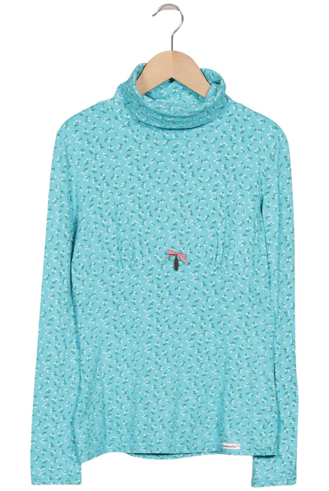 

Blutsgeschwister Damen Langarmshirt, hellblau, Gr. 34