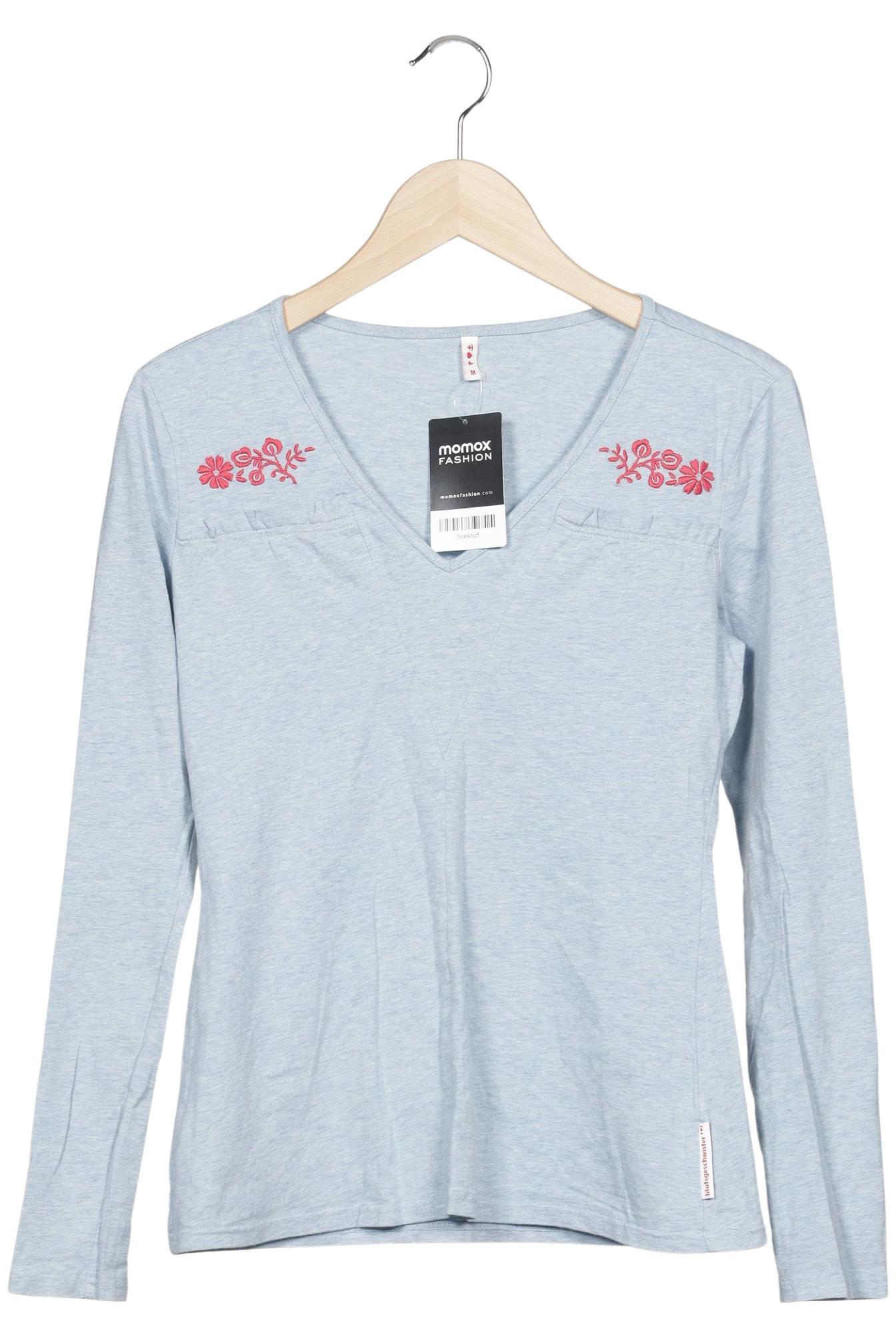 

Blutsgeschwister Damen Langarmshirt, hellblau, Gr. 38