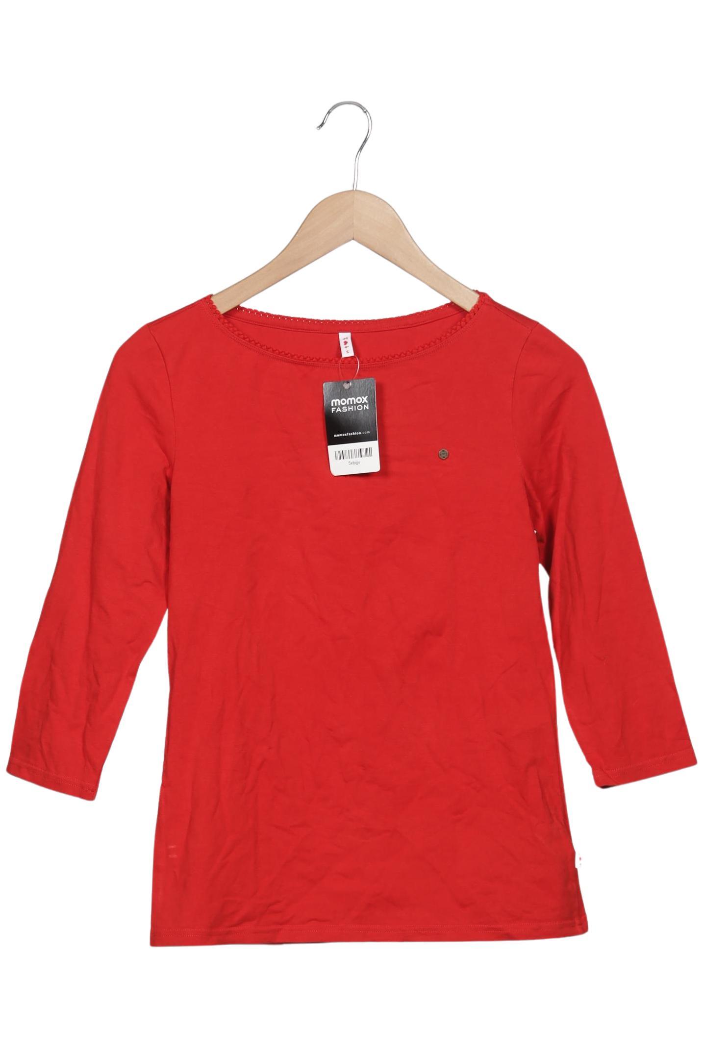 

Blutsgeschwister Damen Langarmshirt, rot, Gr. 36