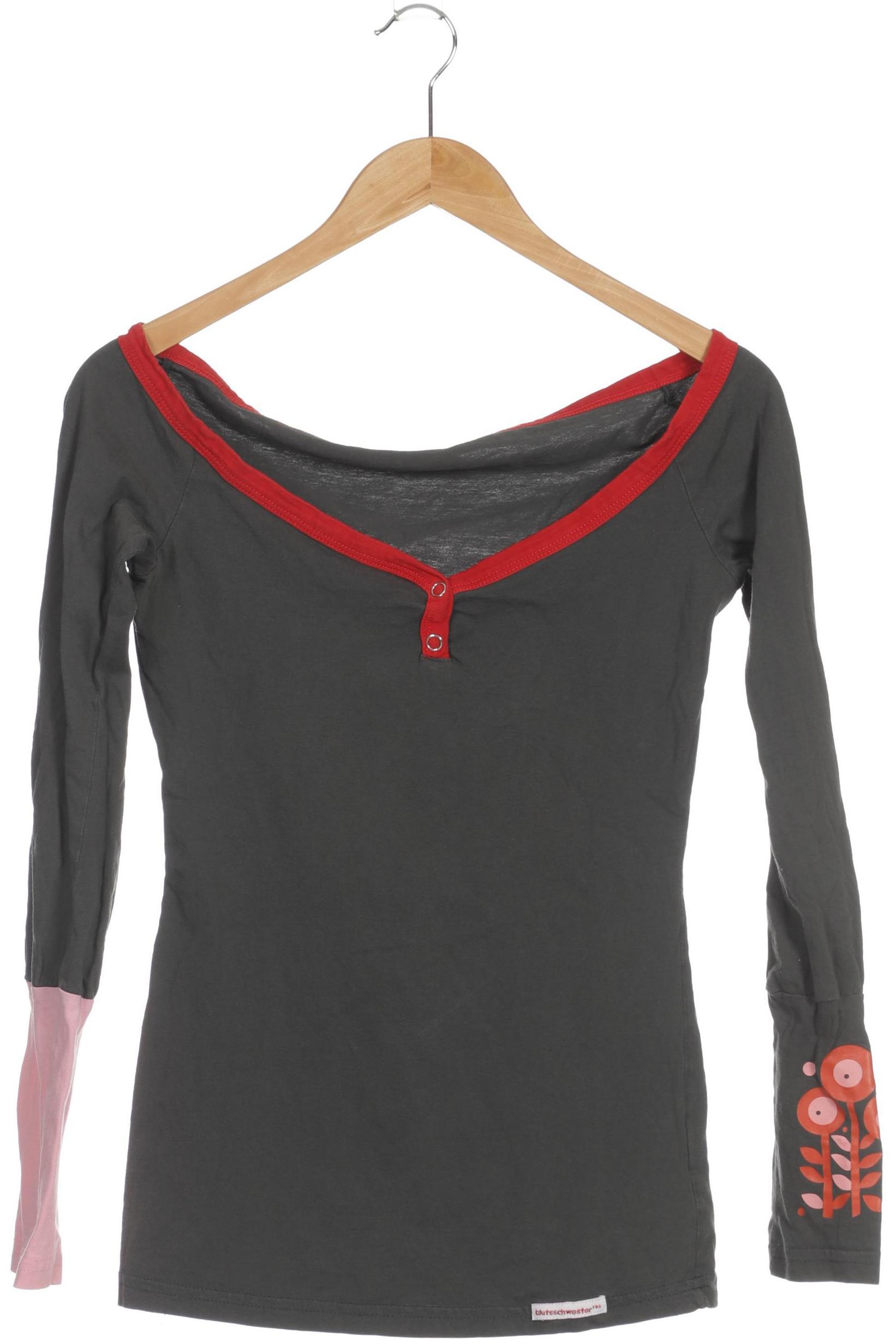 

Blutsgeschwister Damen Langarmshirt, grau, Gr.