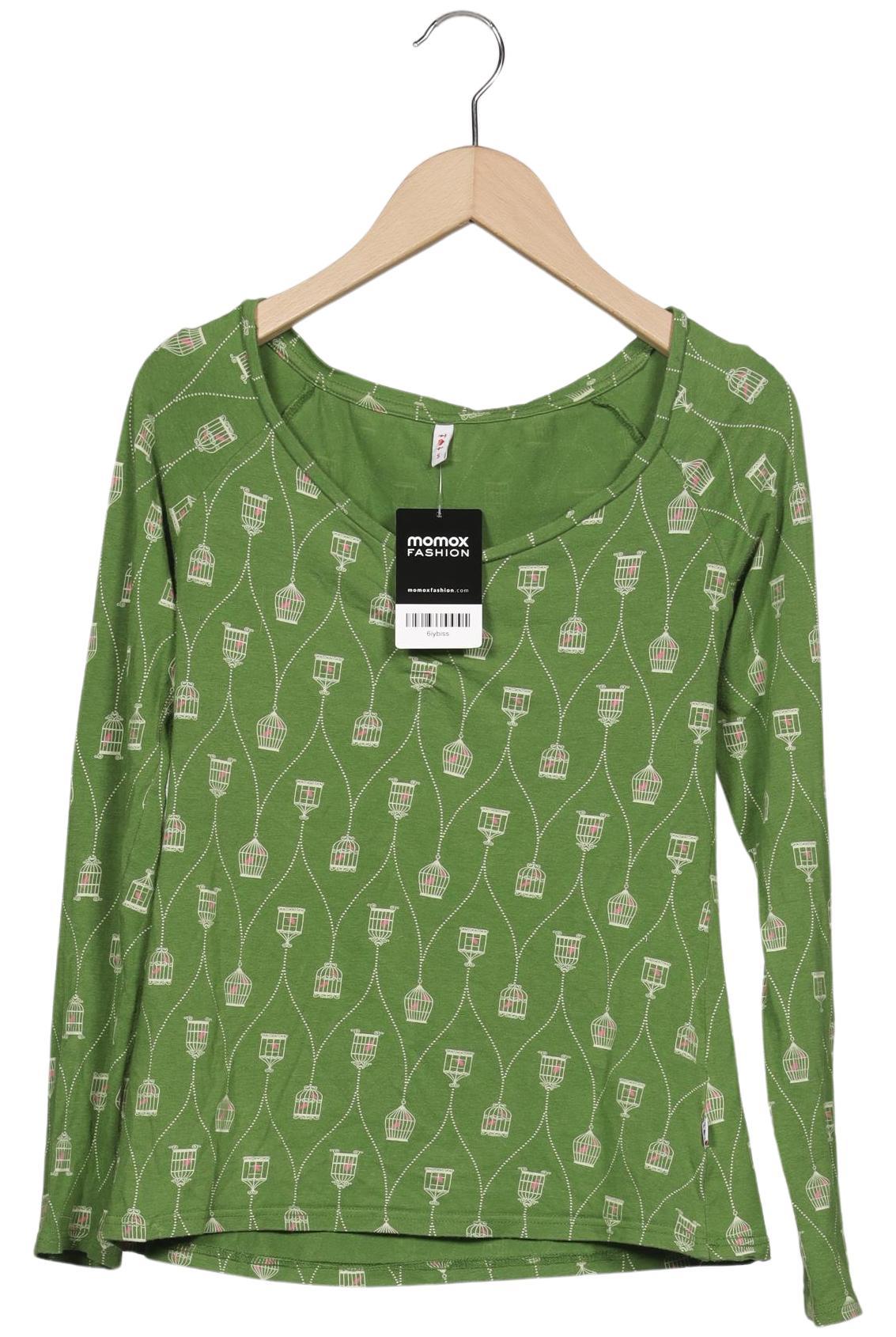 

Blutsgeschwister Damen Langarmshirt, grün, Gr. 36