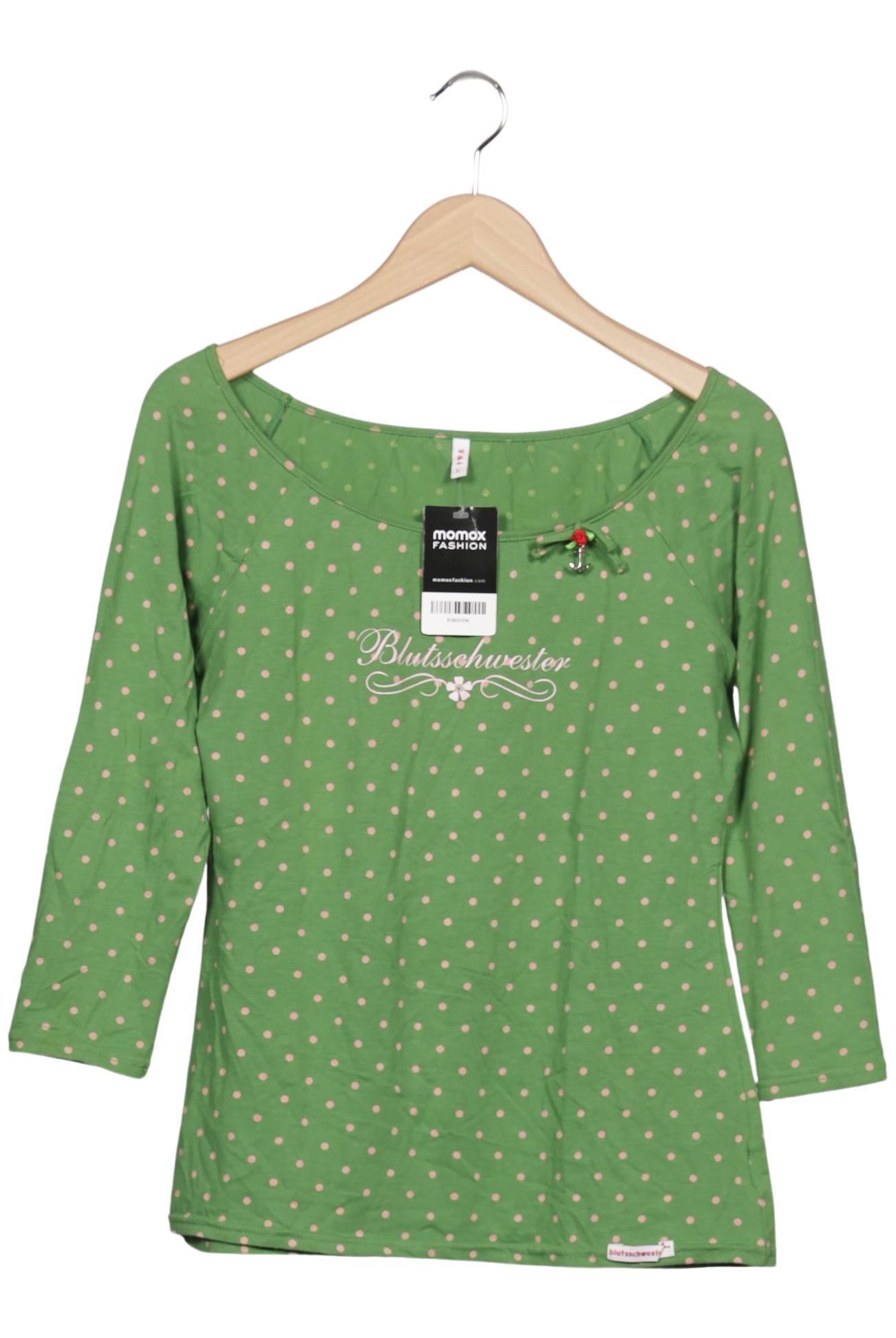 

Blutsgeschwister Damen Langarmshirt, grün, Gr. 42