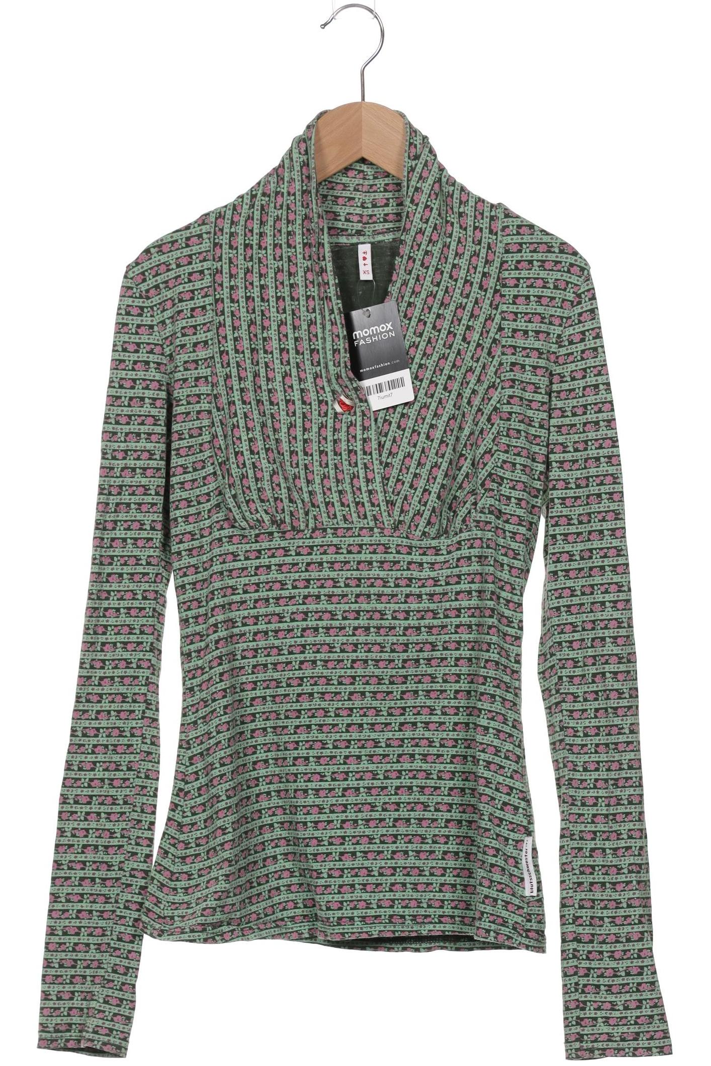 

Blutsgeschwister Damen Langarmshirt, hellgrün, Gr. 34