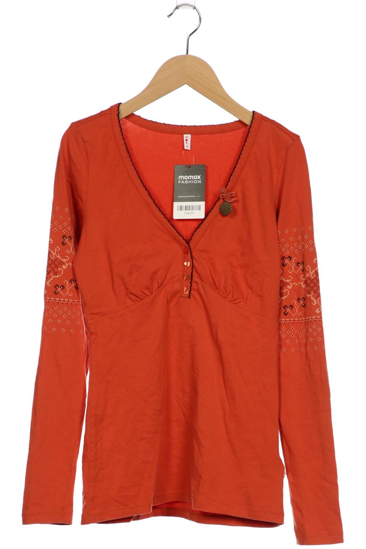 Thumbnail - Blutsgeschwister Damen Langarmshirt, orange, Gr. 36