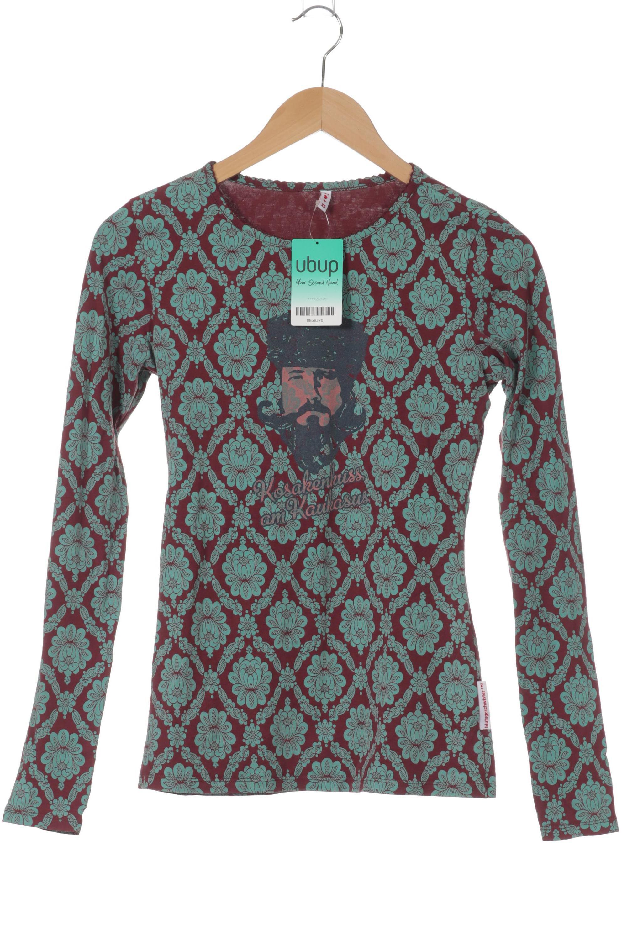 

Blutsgeschwister Damen Langarmshirt, türkis, Gr.