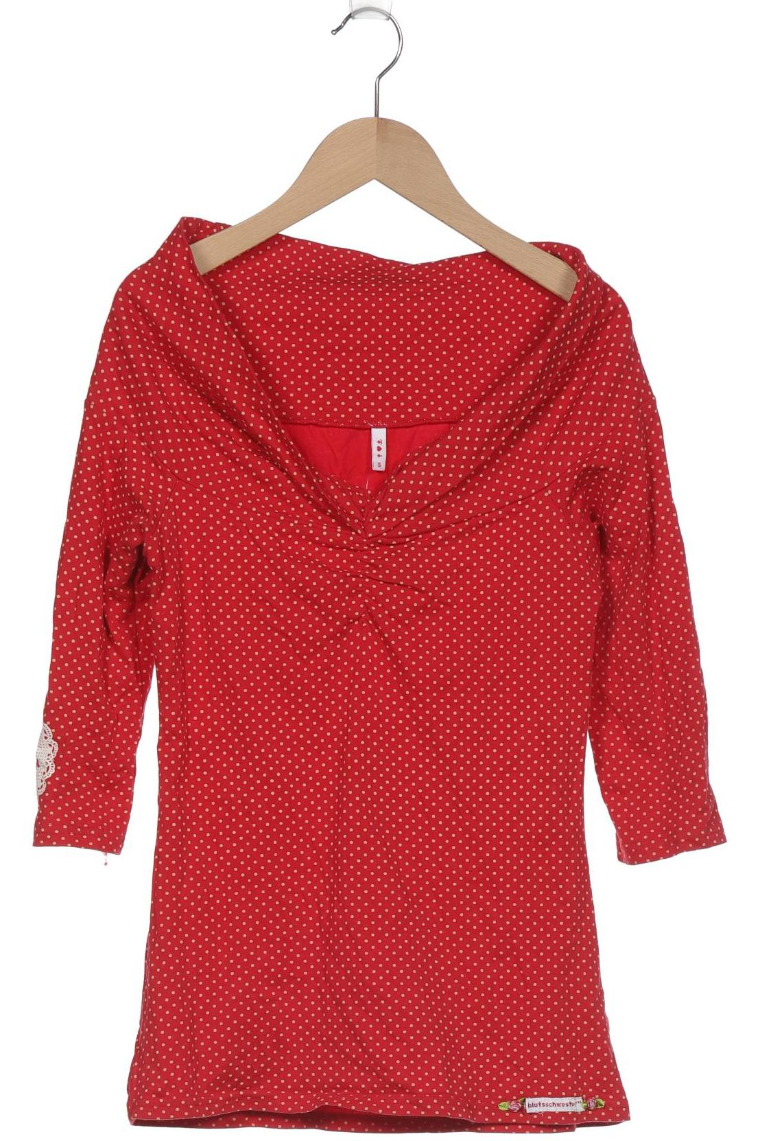 

Blutsgeschwister Damen Langarmshirt, rot