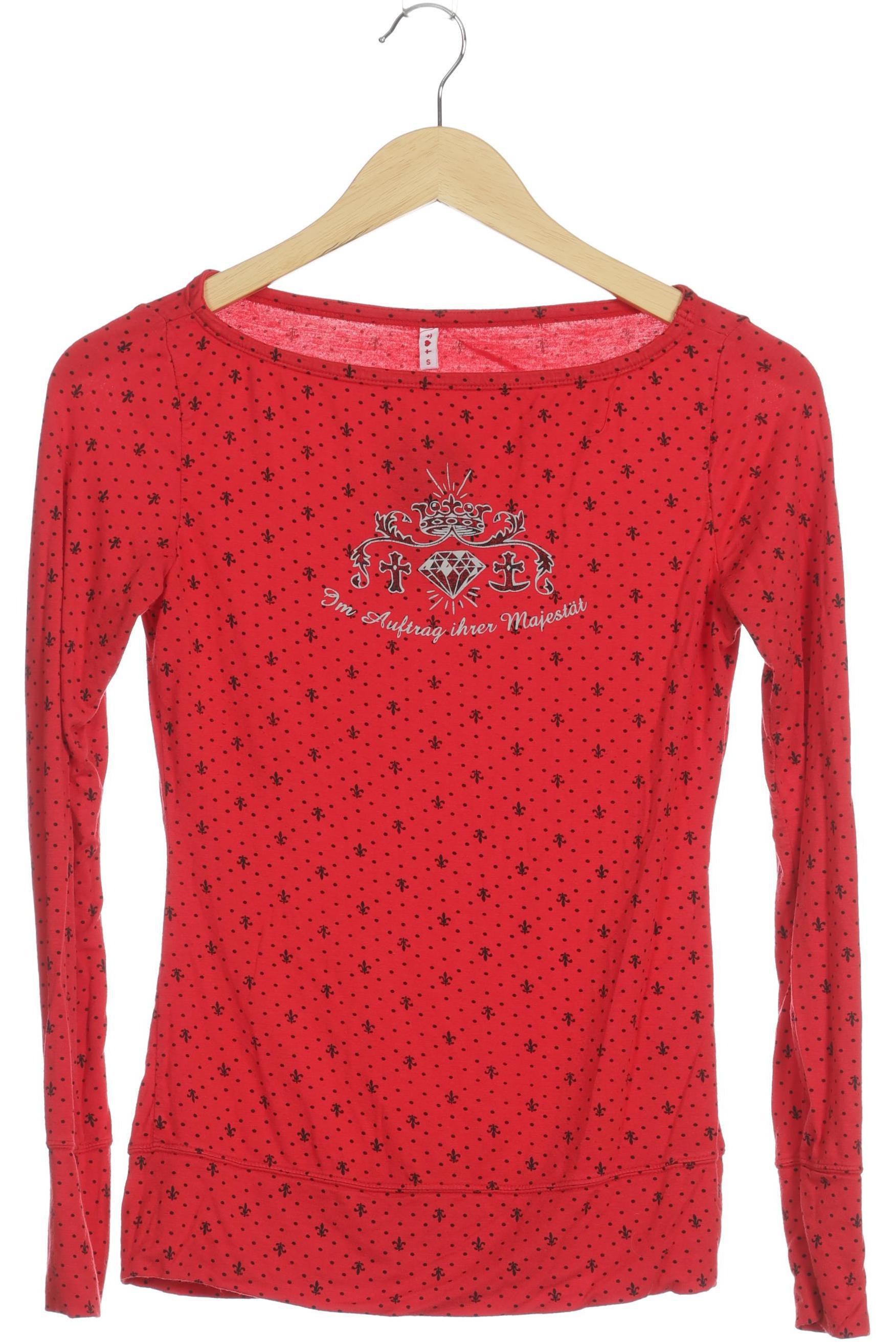 

Blutsgeschwister Damen Langarmshirt, rot, Gr.