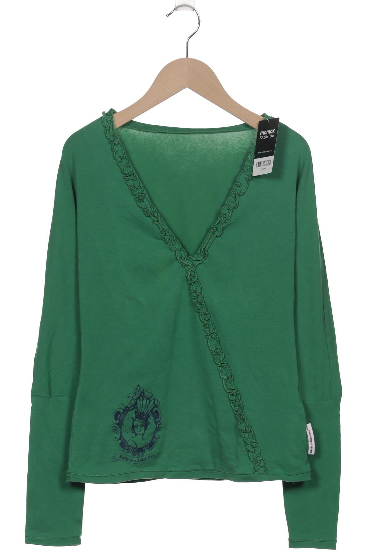 

Blutsgeschwister Damen Langarmshirt, grün, Gr. 36
