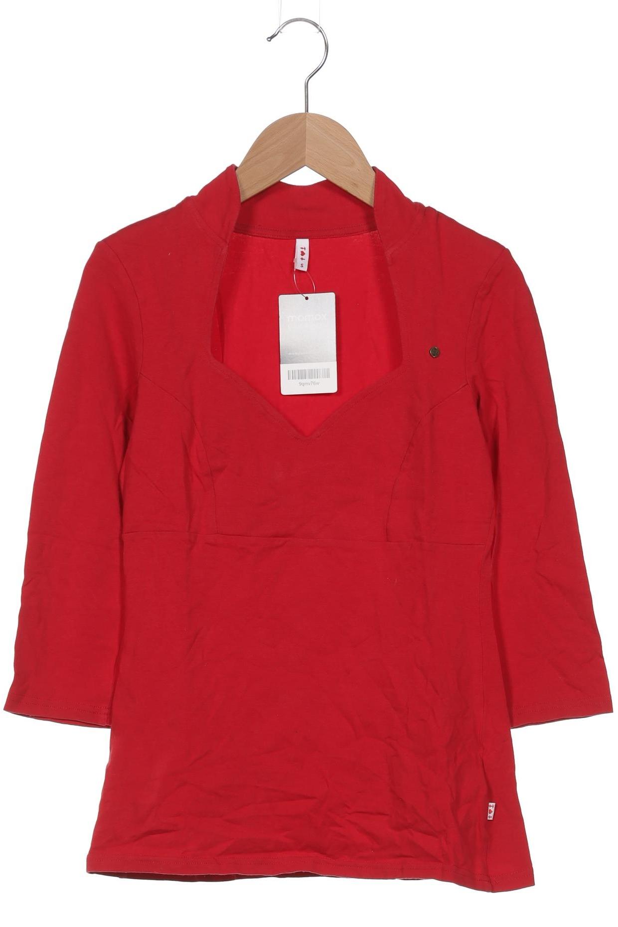 

Blutsgeschwister Damen Langarmshirt, rot, Gr. 36