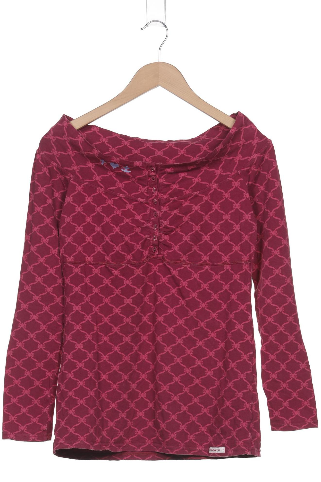 

Blutsgeschwister Damen Langarmshirt, bordeaux, Gr. 38