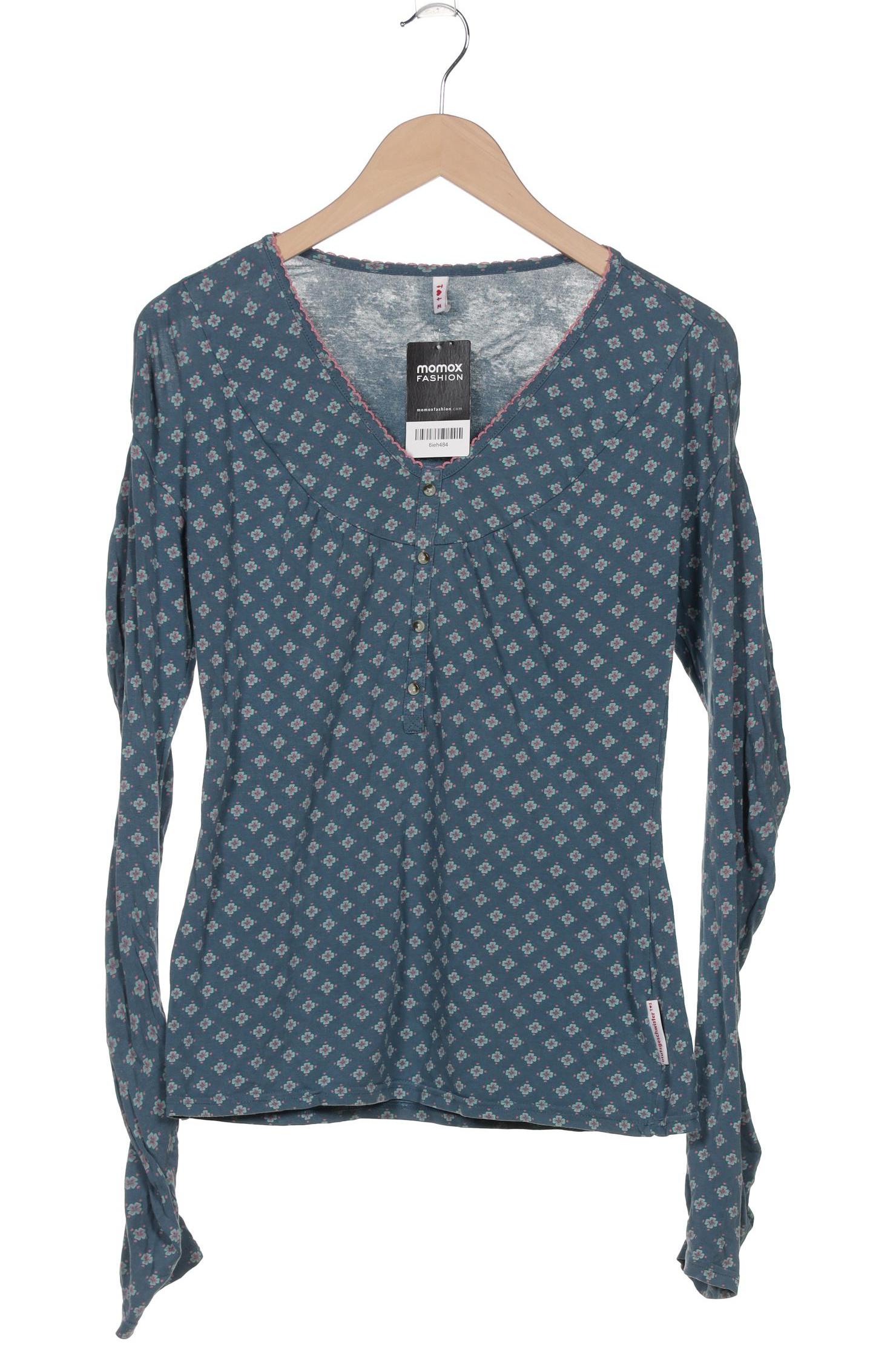

Blutsgeschwister Damen Langarmshirt, blau, Gr. 38