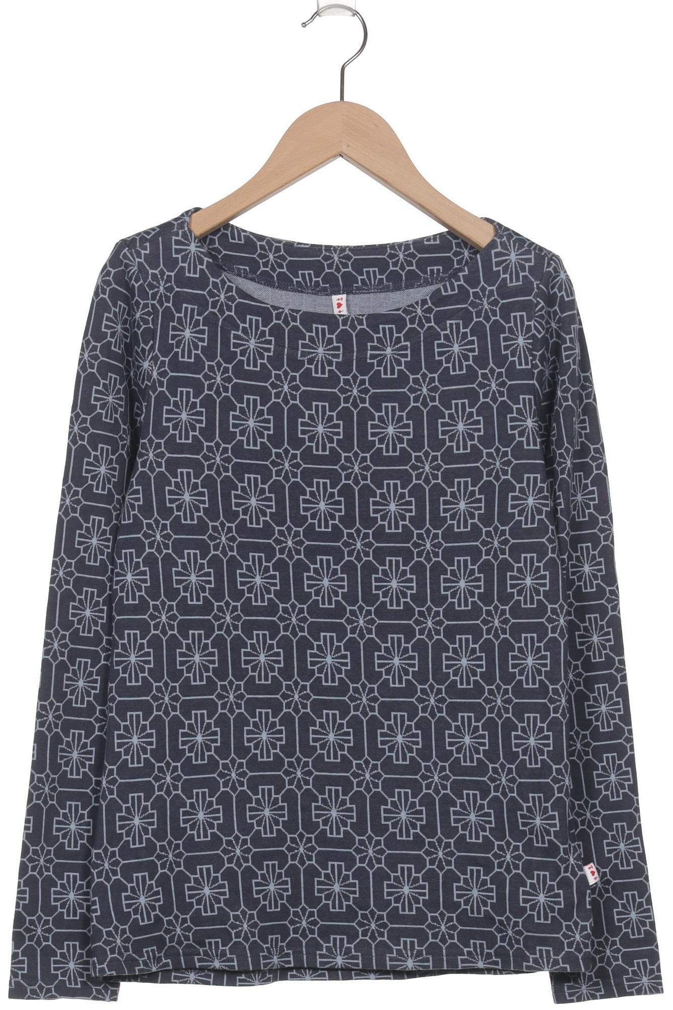 

Blutsgeschwister Damen Langarmshirt, blau, Gr. 34