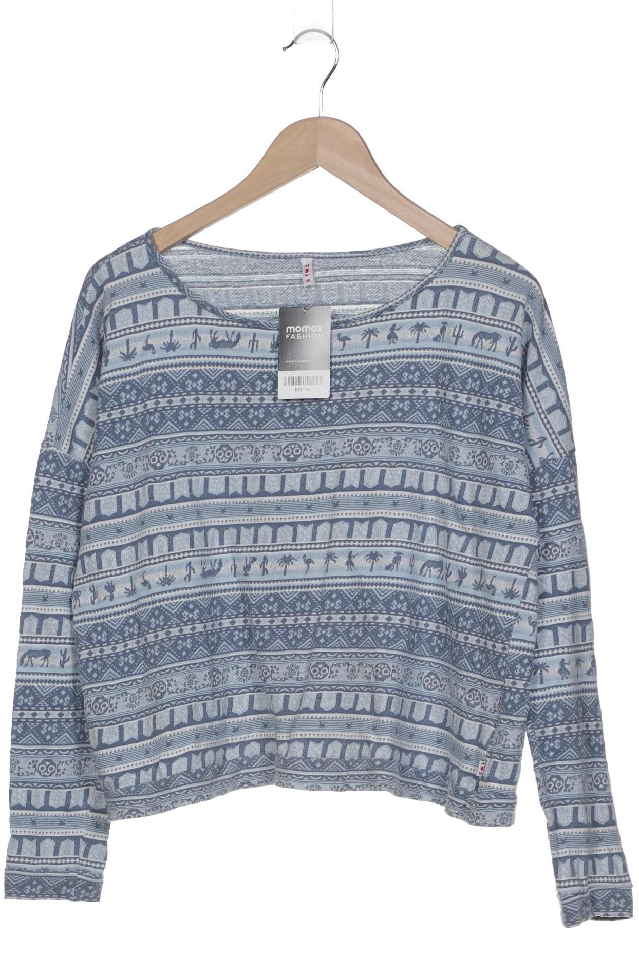 

Blutsgeschwister Damen Langarmshirt, blau, Gr. 38