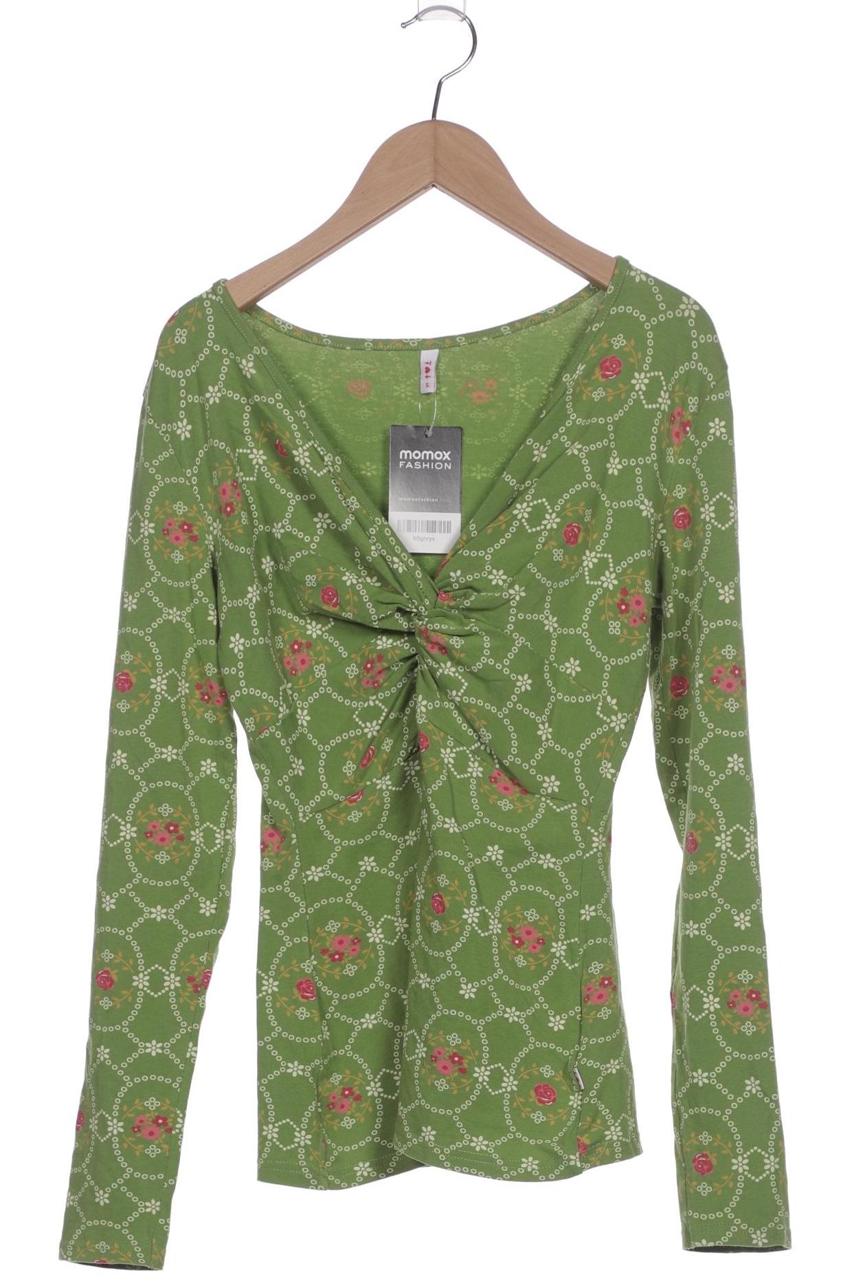 Thumbnail - Blutsgeschwister Damen Langarmshirt, grün, Gr. 36