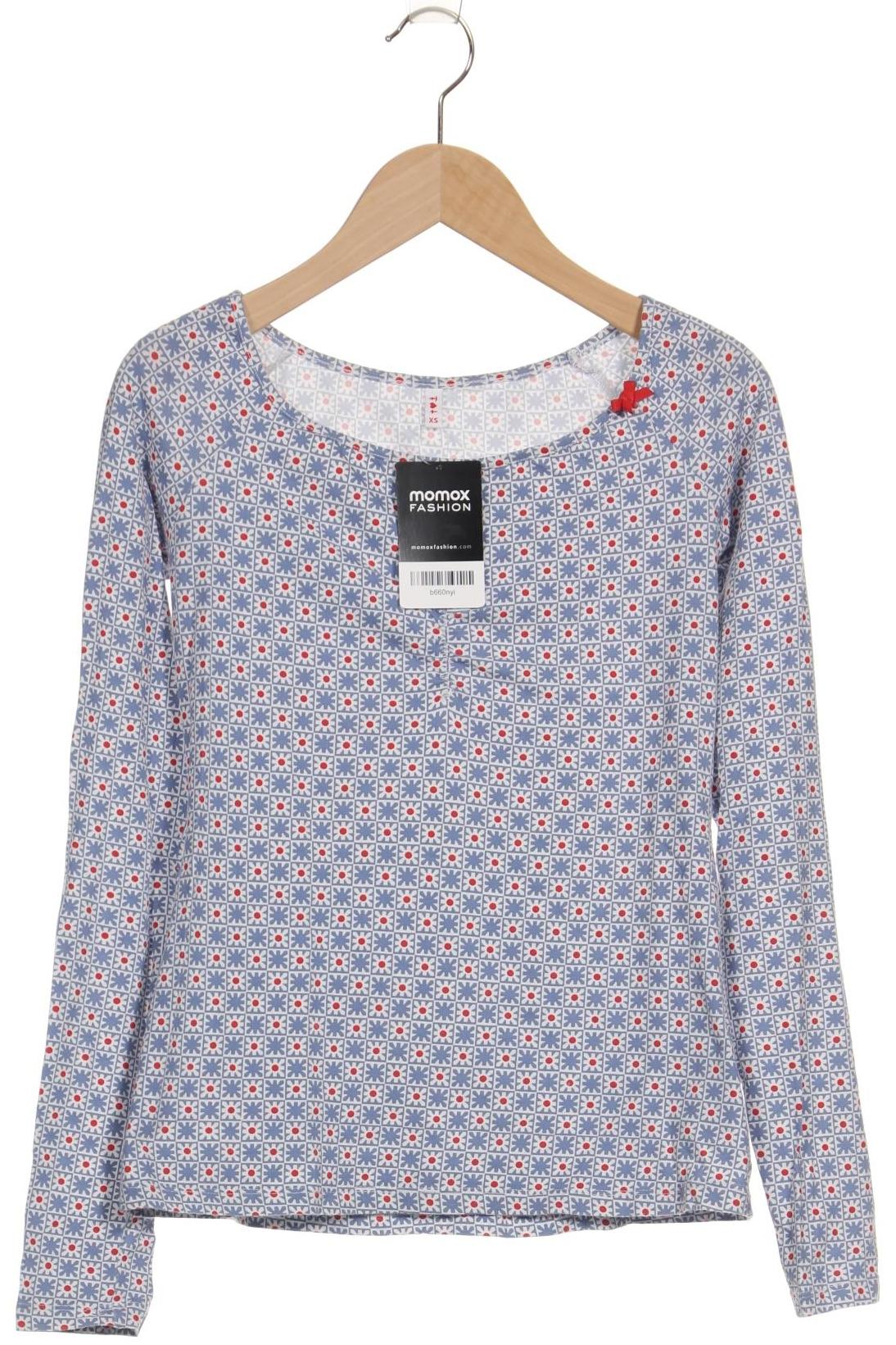 

Blutsgeschwister Damen Langarmshirt, blau, Gr. 34