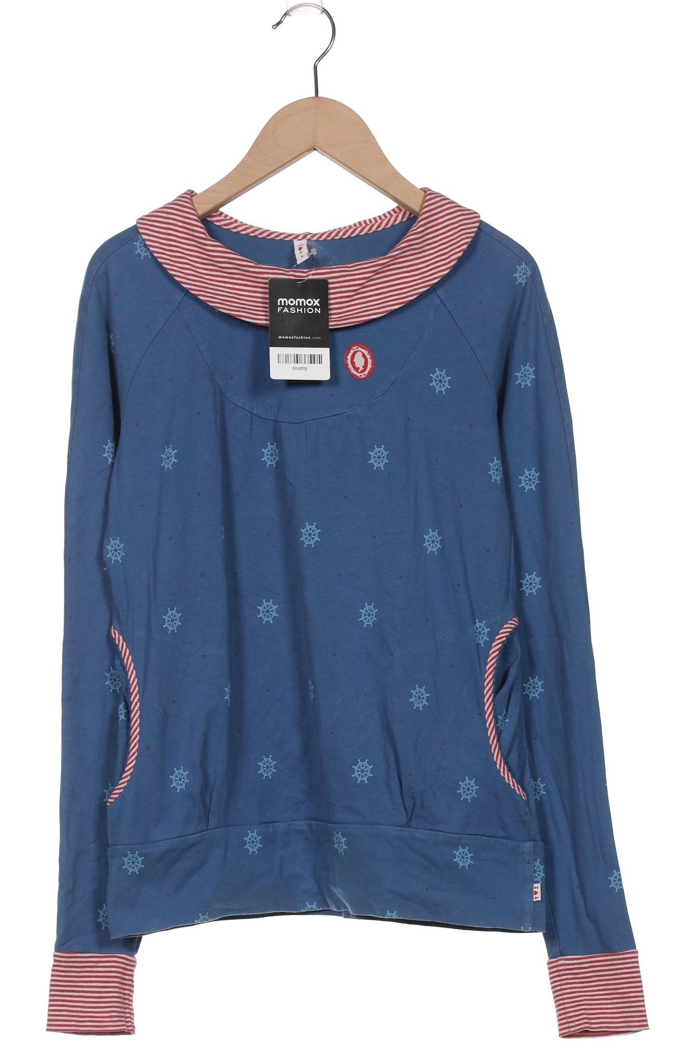 

Blutsgeschwister Damen Langarmshirt, blau, Gr. 36