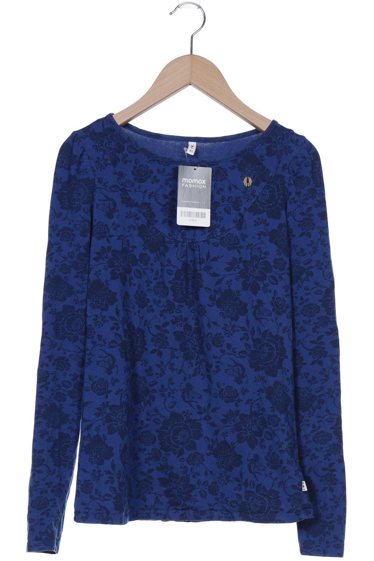 

Blutsgeschwister Damen Langarmshirt, blau, Gr. 34