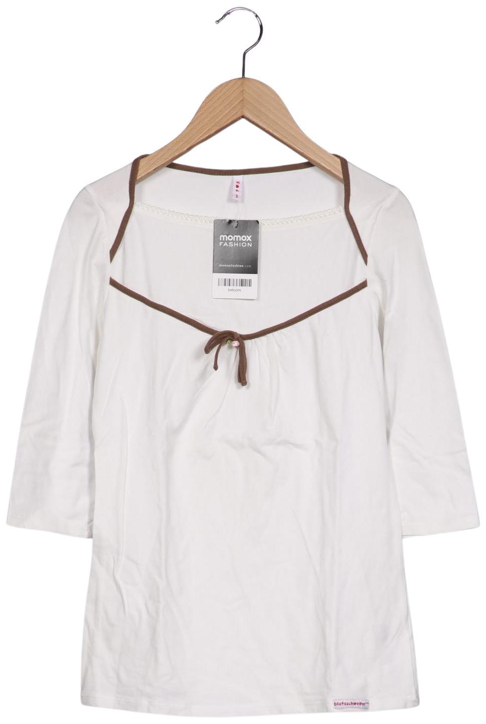

Blutsgeschwister Damen Langarmshirt, weiß, Gr. 36