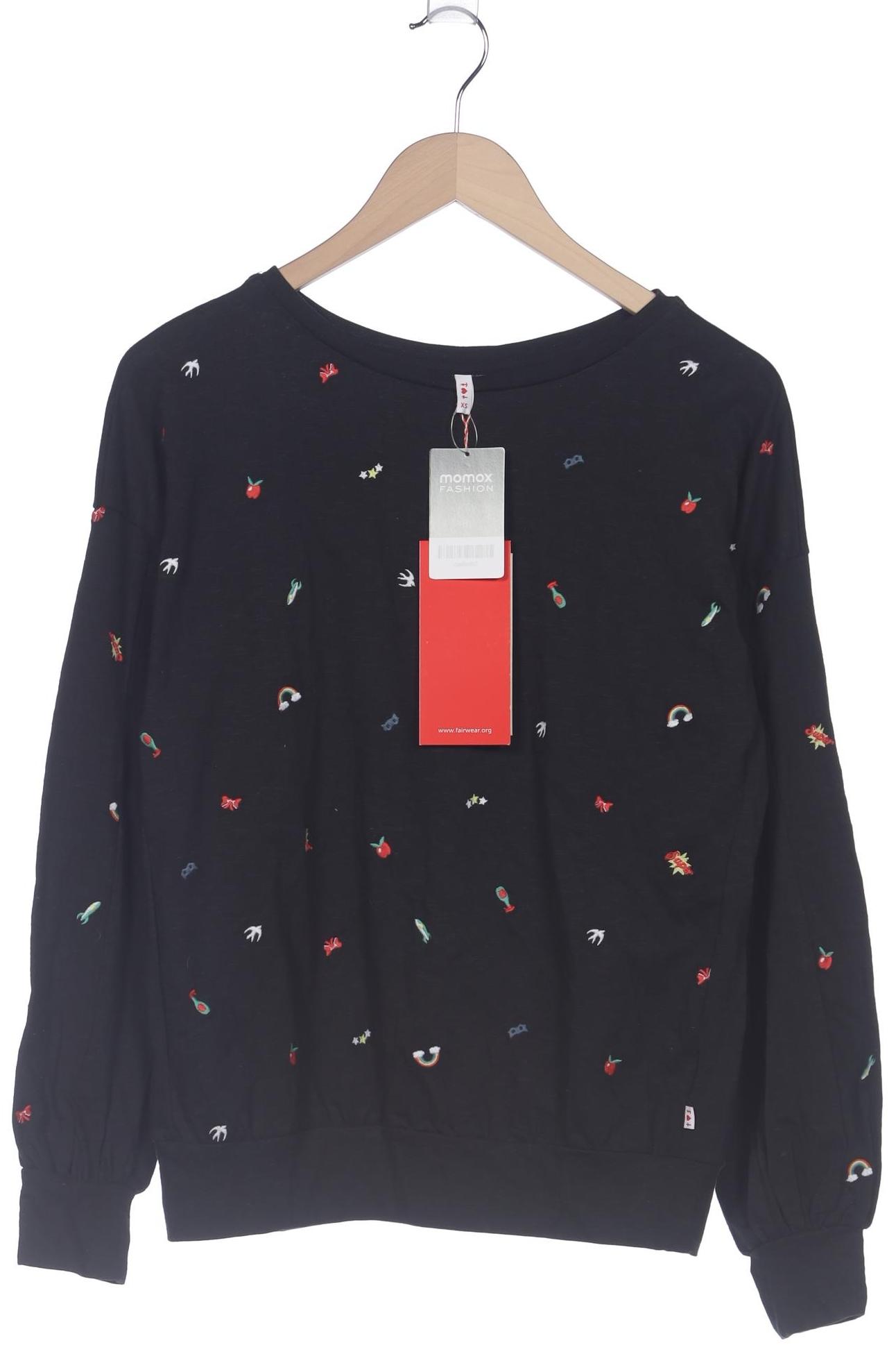 

Blutsgeschwister Damen Langarmshirt, schwarz, Gr. 34
