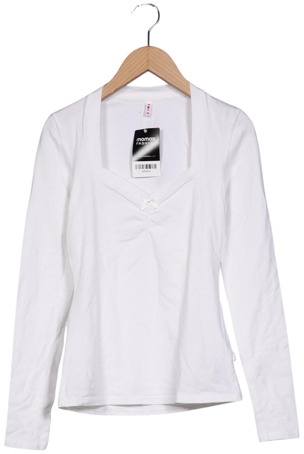 

Blutsgeschwister Damen Langarmshirt, weiß, Gr. 34