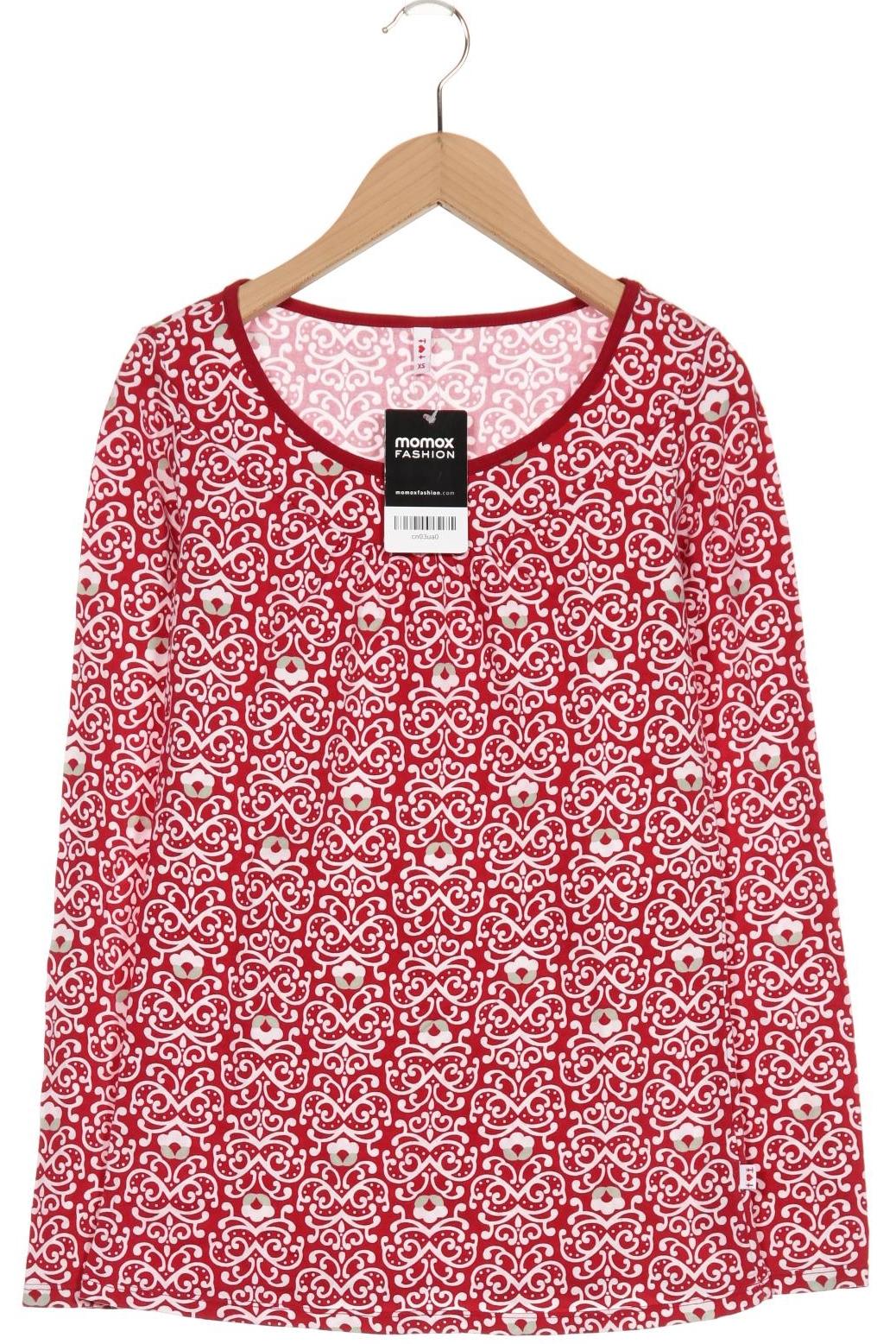 

Blutsgeschwister Damen Langarmshirt, rot, Gr. 34