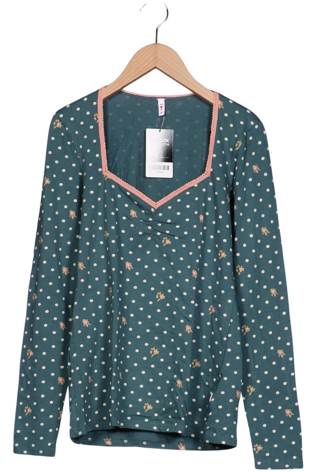 

Blutsgeschwister Damen Langarmshirt, türkis, Gr. 38