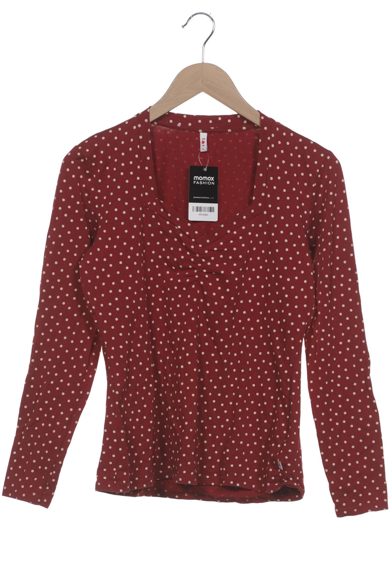 

Blutsgeschwister Damen Langarmshirt, rot, Gr. 42