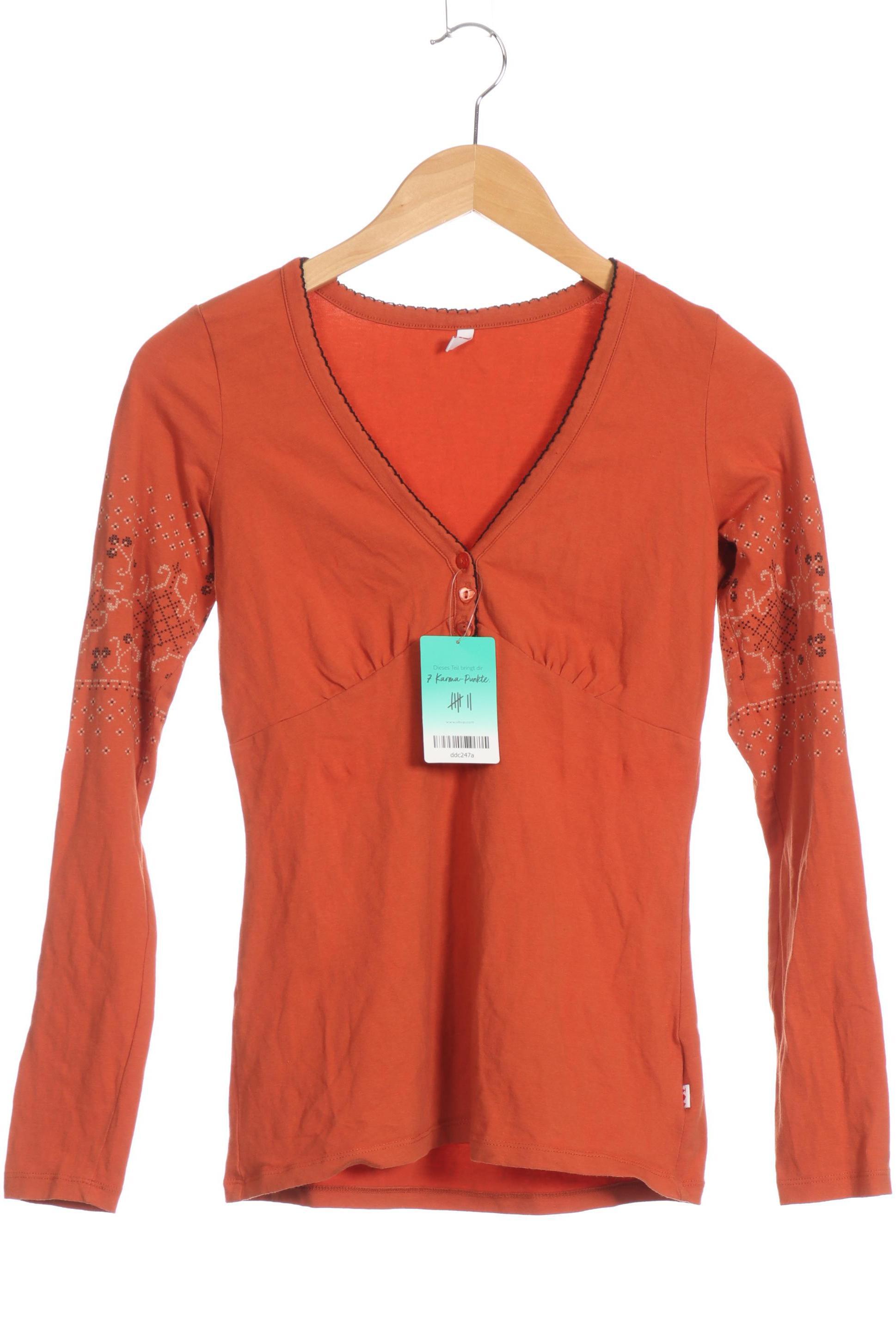 

Blutsgeschwister Damen Langarmshirt, orange, Gr.