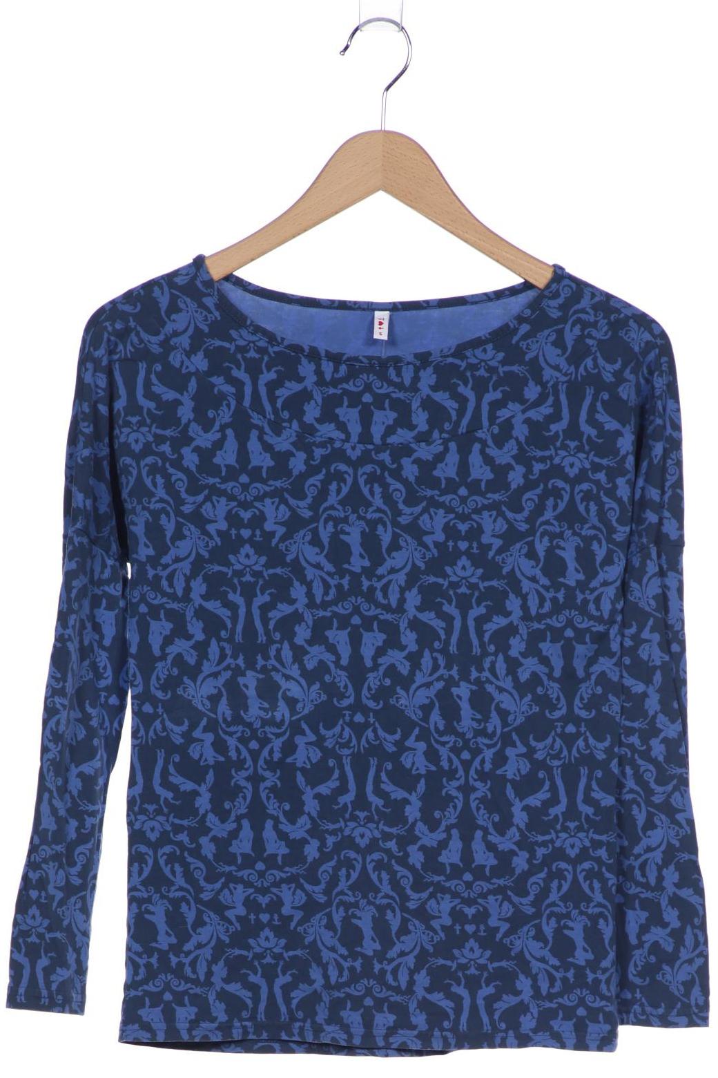 

Blutsgeschwister Damen Langarmshirt, blau, Gr. 36