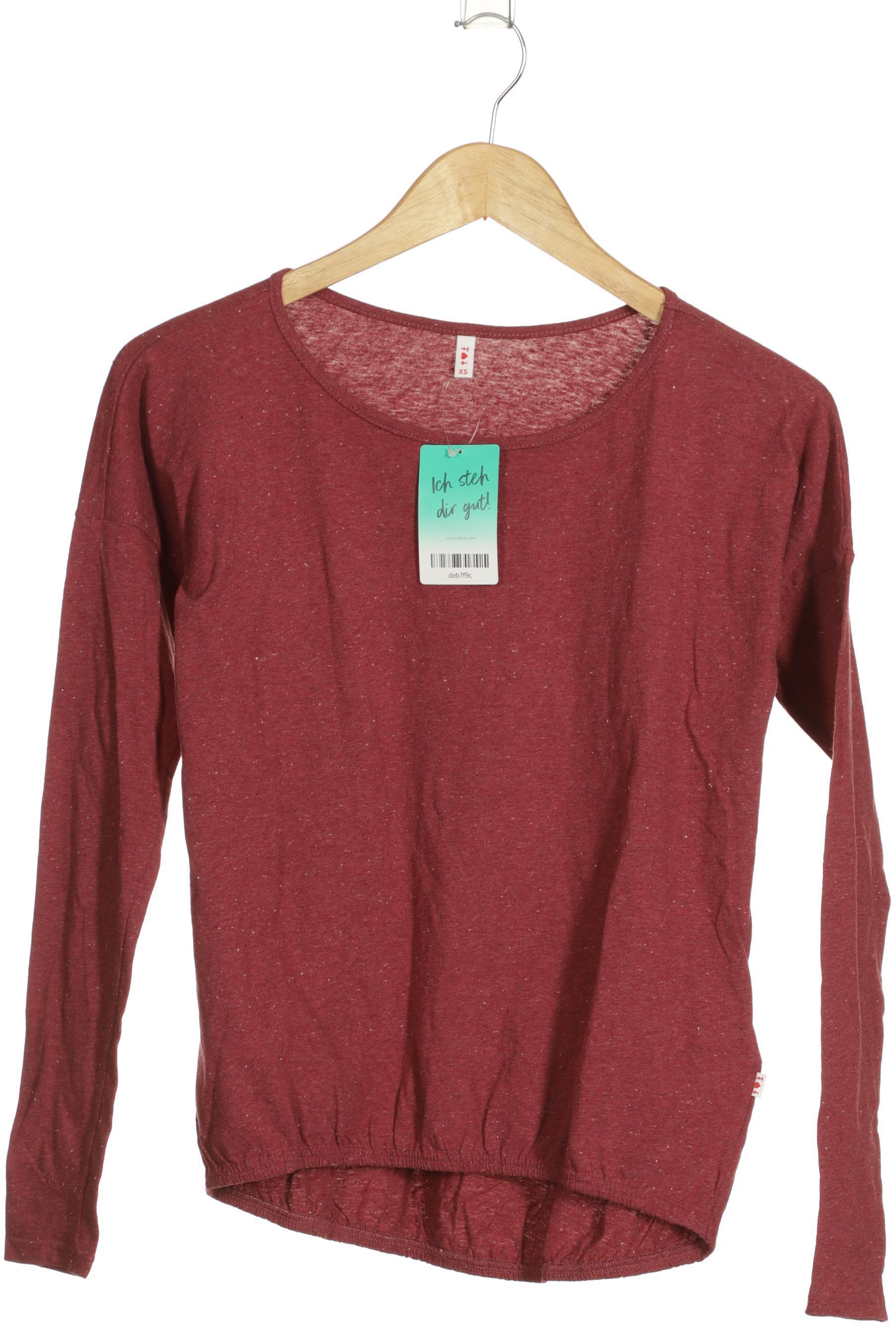 

Blutsgeschwister Damen Langarmshirt, rot, Gr. 34