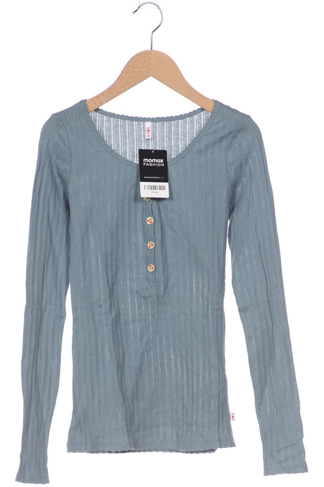 

Blutsgeschwister Damen Langarmshirt, blau, Gr. 34