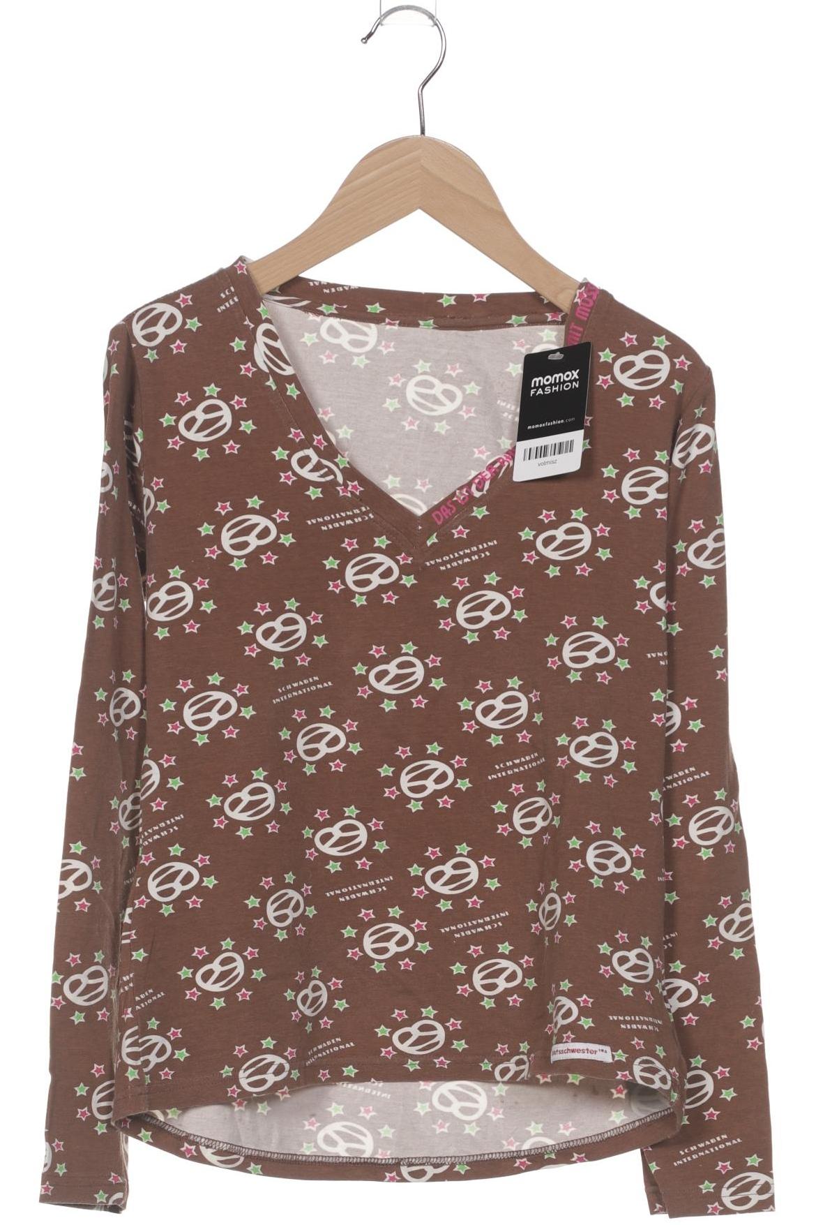 

Blutsgeschwister Damen Langarmshirt, braun, Gr. 36