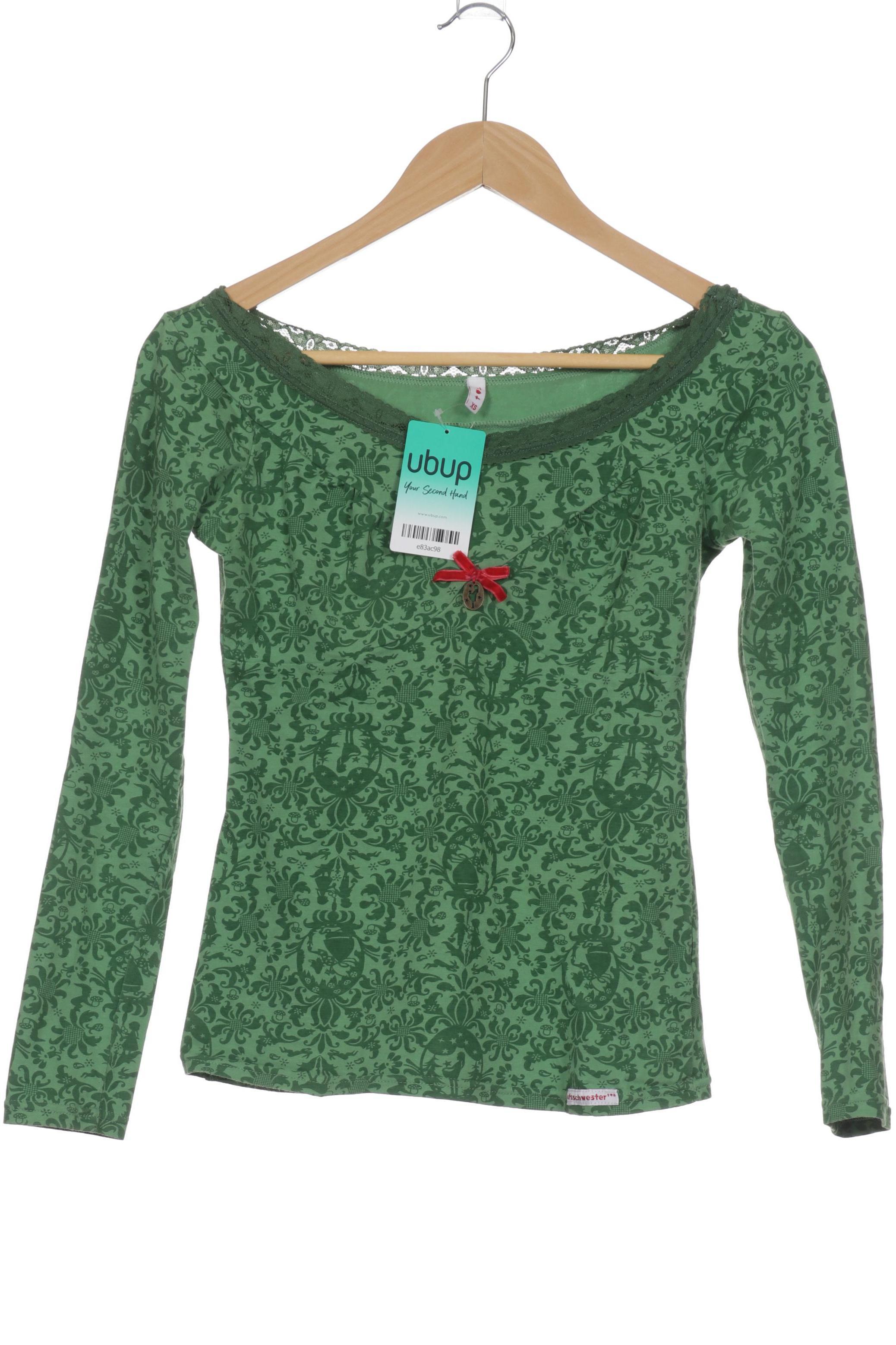 

Blutsgeschwister Damen Langarmshirt, grün, Gr.