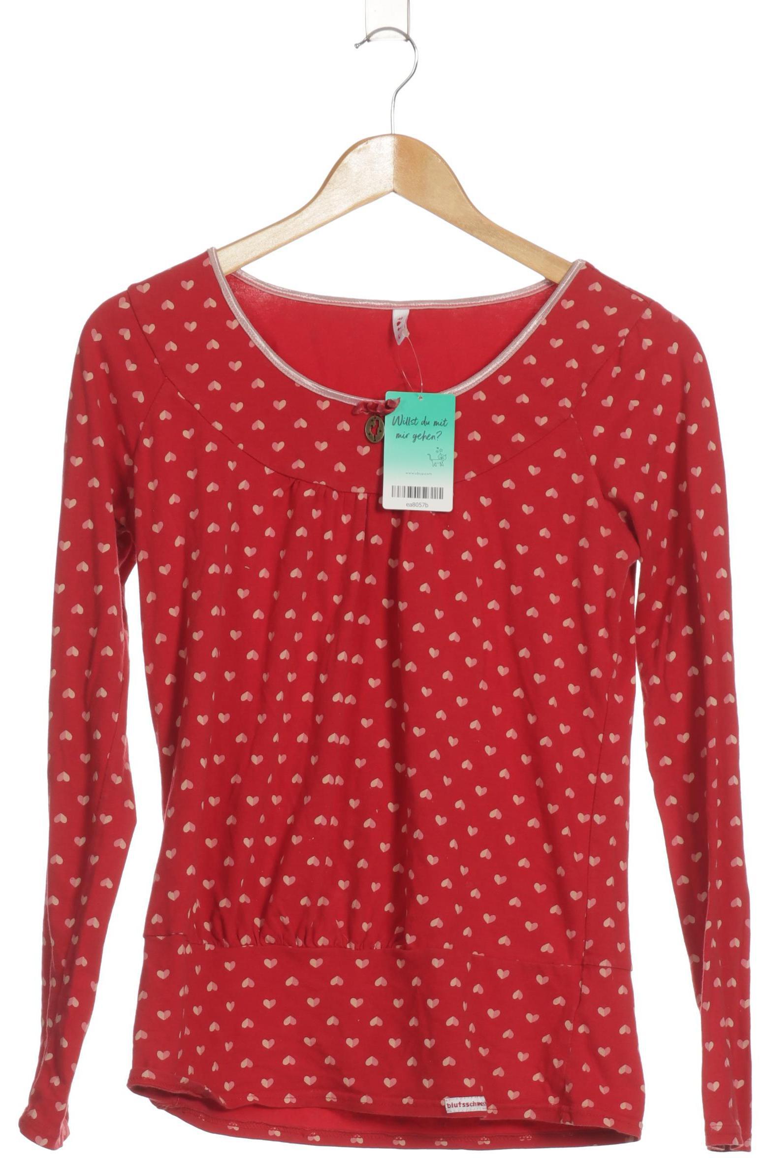

Blutsgeschwister Damen Langarmshirt, rot, Gr.