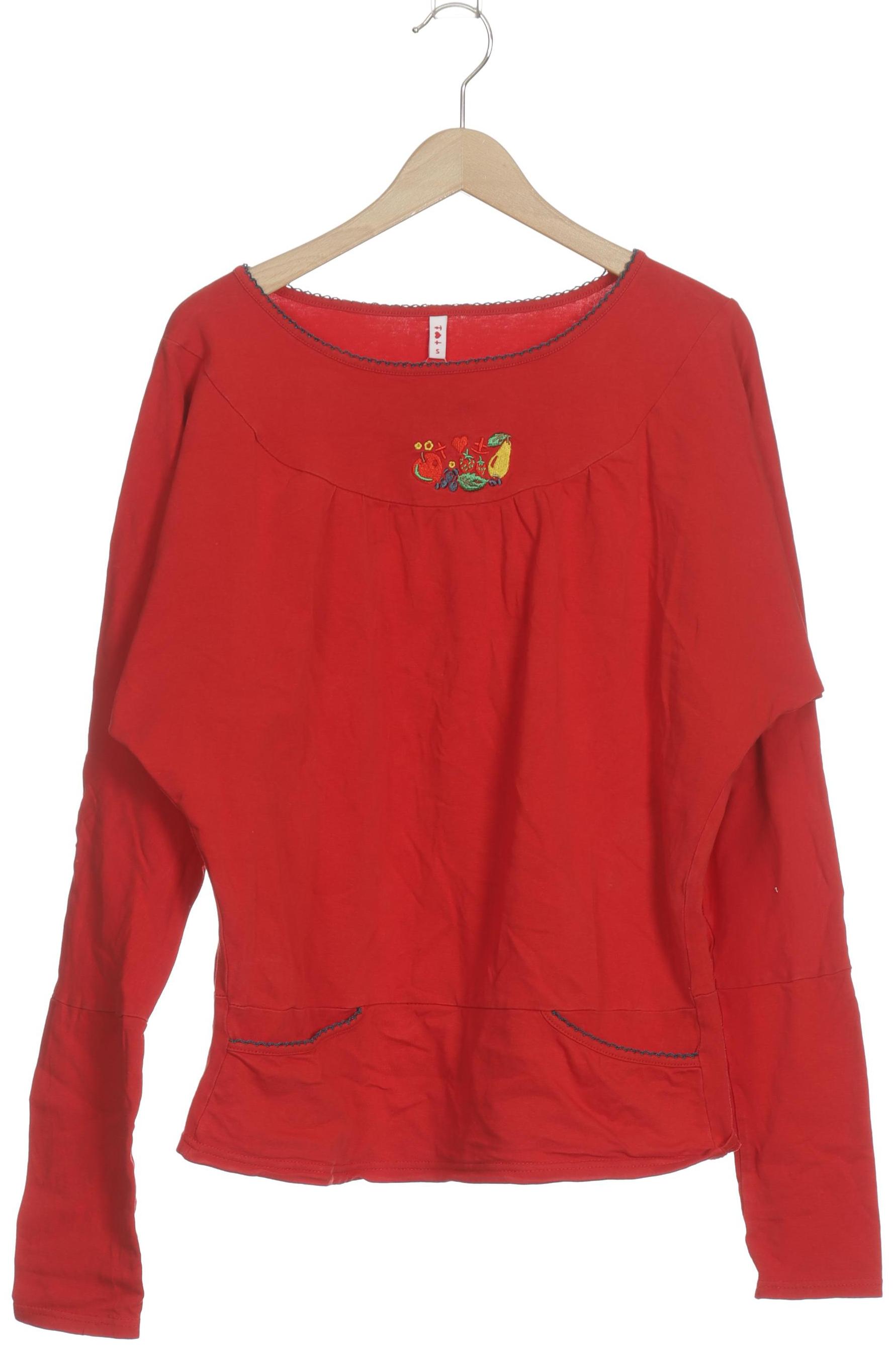 

Blutsgeschwister Damen Langarmshirt, rot, Gr.