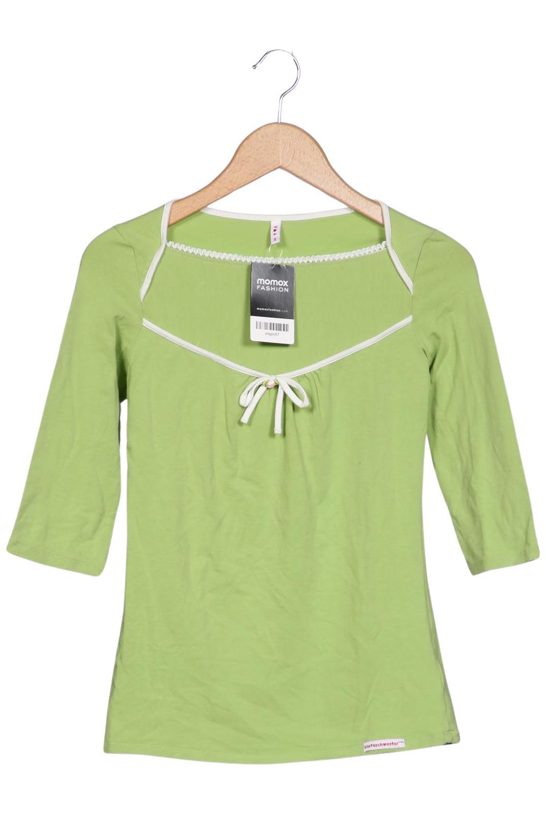 

Blutsgeschwister Damen Langarmshirt, hellgrün, Gr. 36