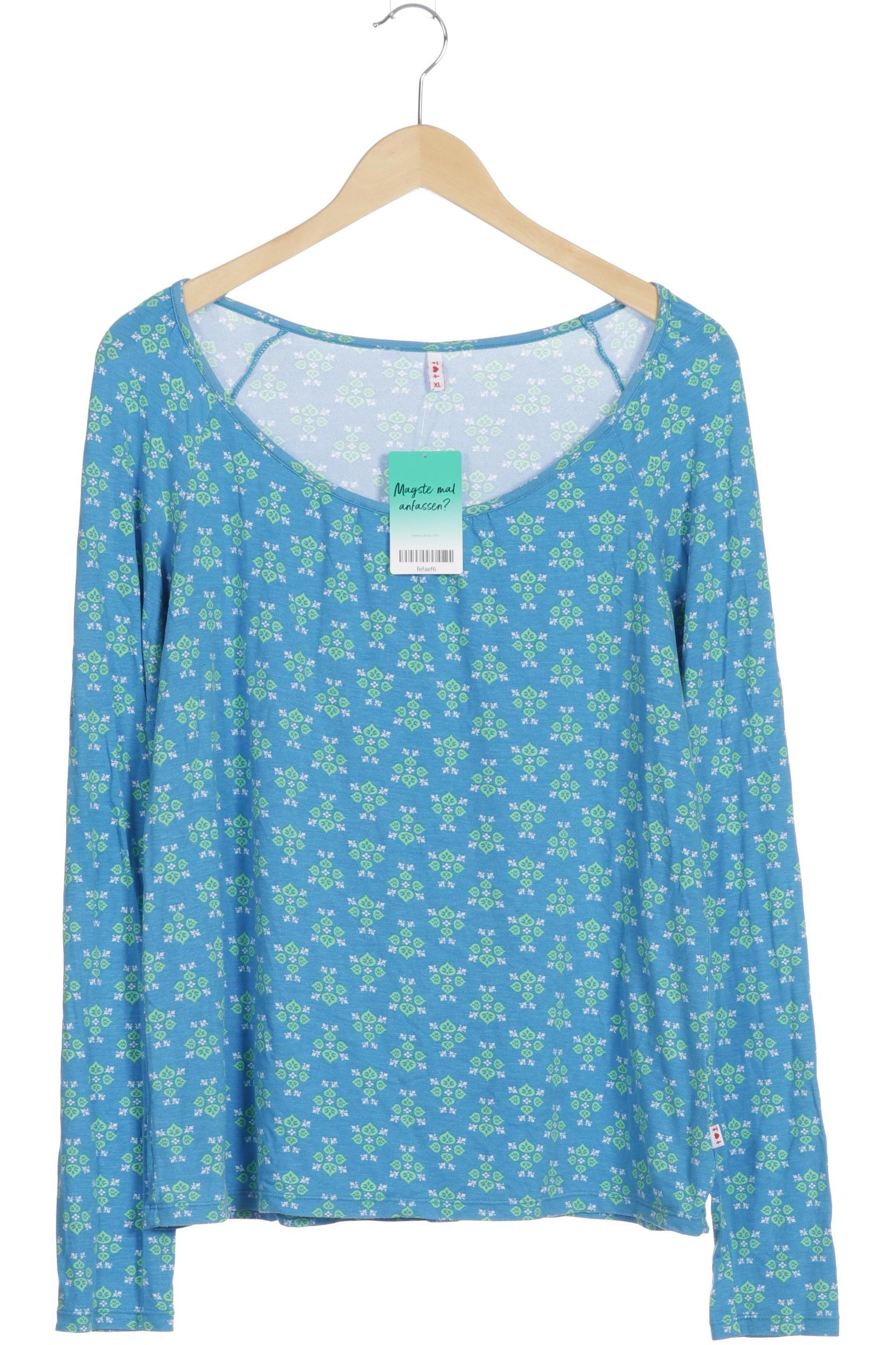 

Blutsgeschwister Damen Langarmshirt, blau, Gr.