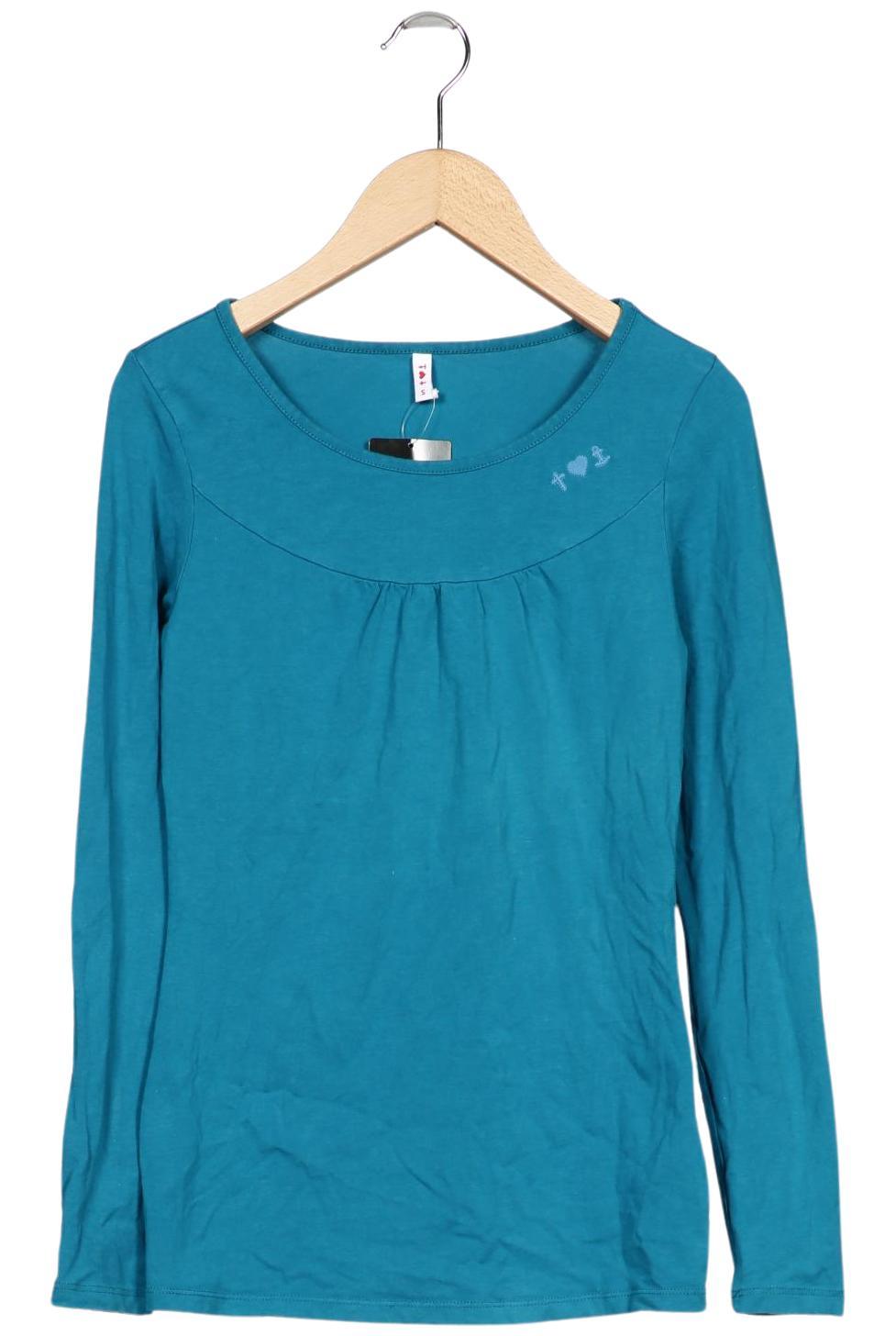 

Blutsgeschwister Damen Langarmshirt, türkis, Gr. 36