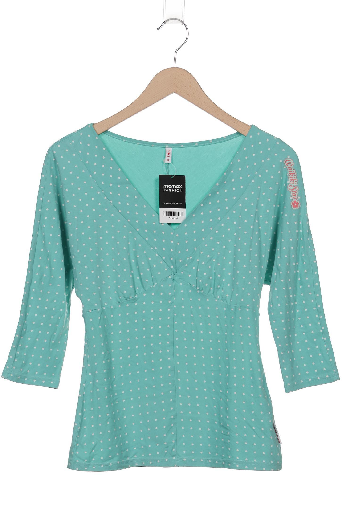 

Blutsgeschwister Damen Langarmshirt, türkis, Gr. 36