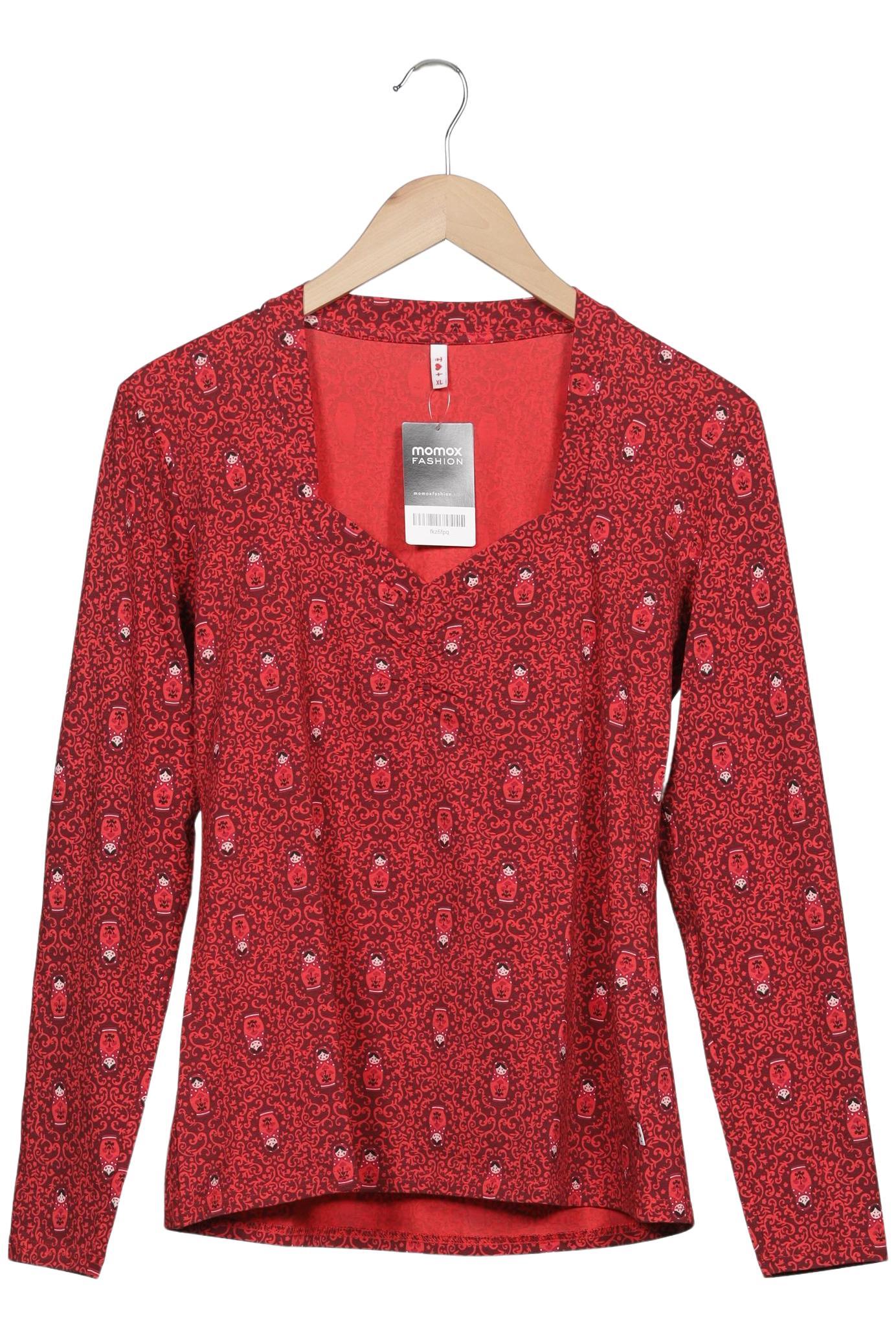 

Blutsgeschwister Damen Langarmshirt, rot, Gr. 44