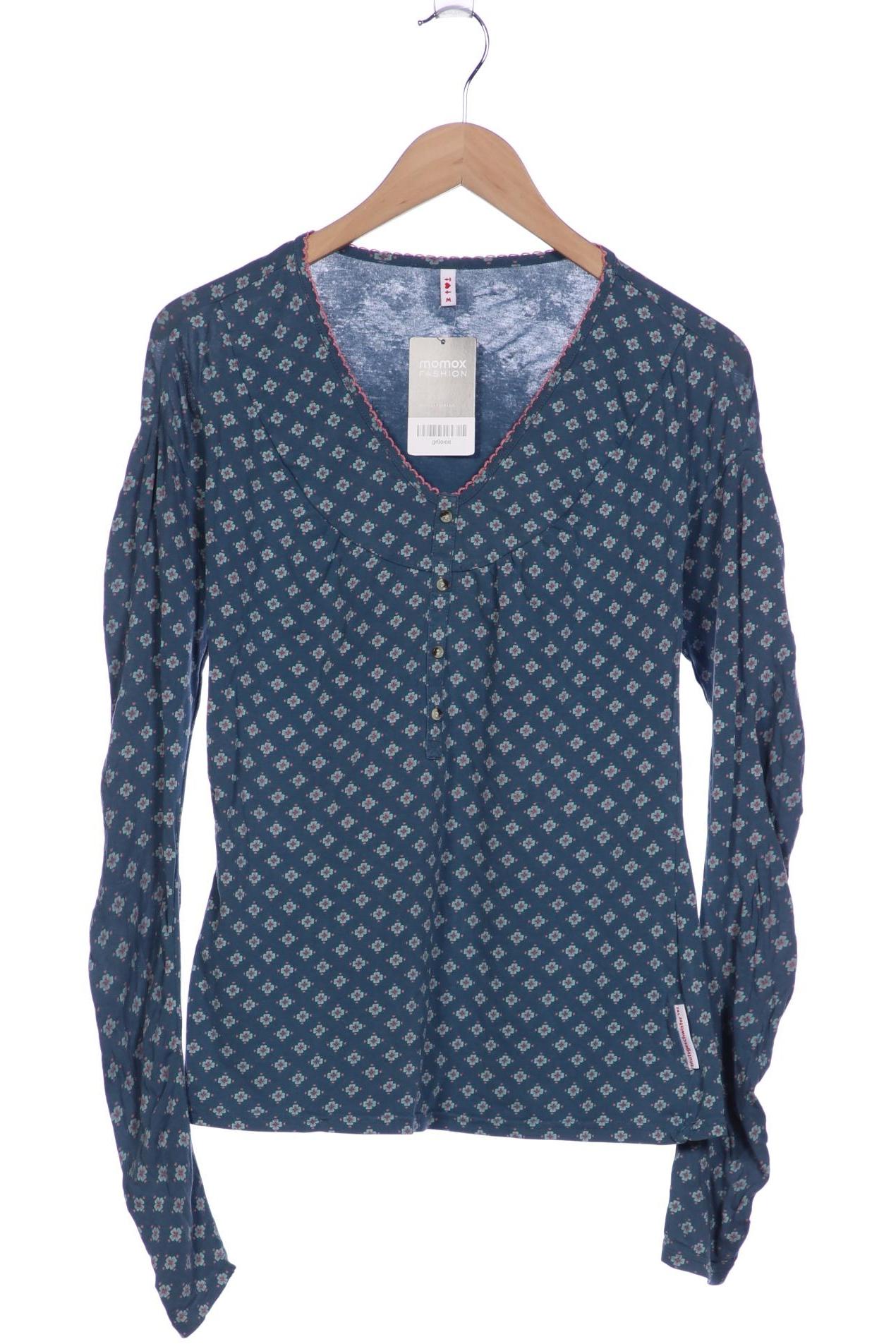 

Blutsgeschwister Damen Langarmshirt, blau, Gr. 38
