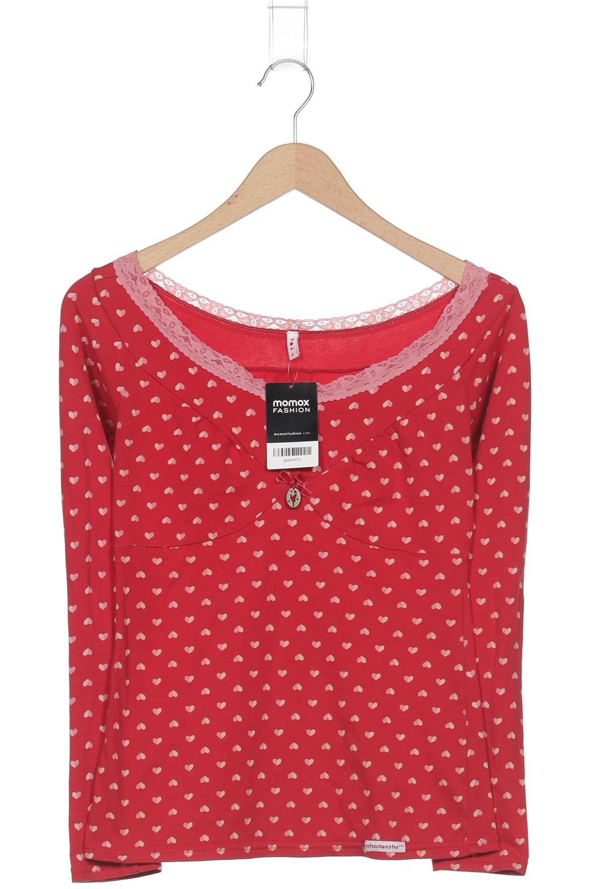 

Blutsgeschwister Damen Langarmshirt, rot, Gr. 36
