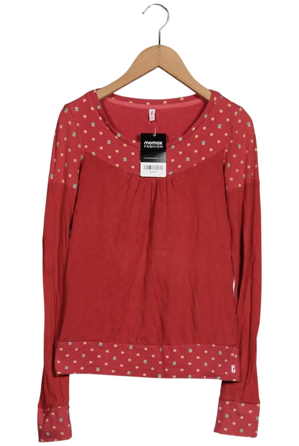 

Blutsgeschwister Damen Langarmshirt, rot, Gr. 34