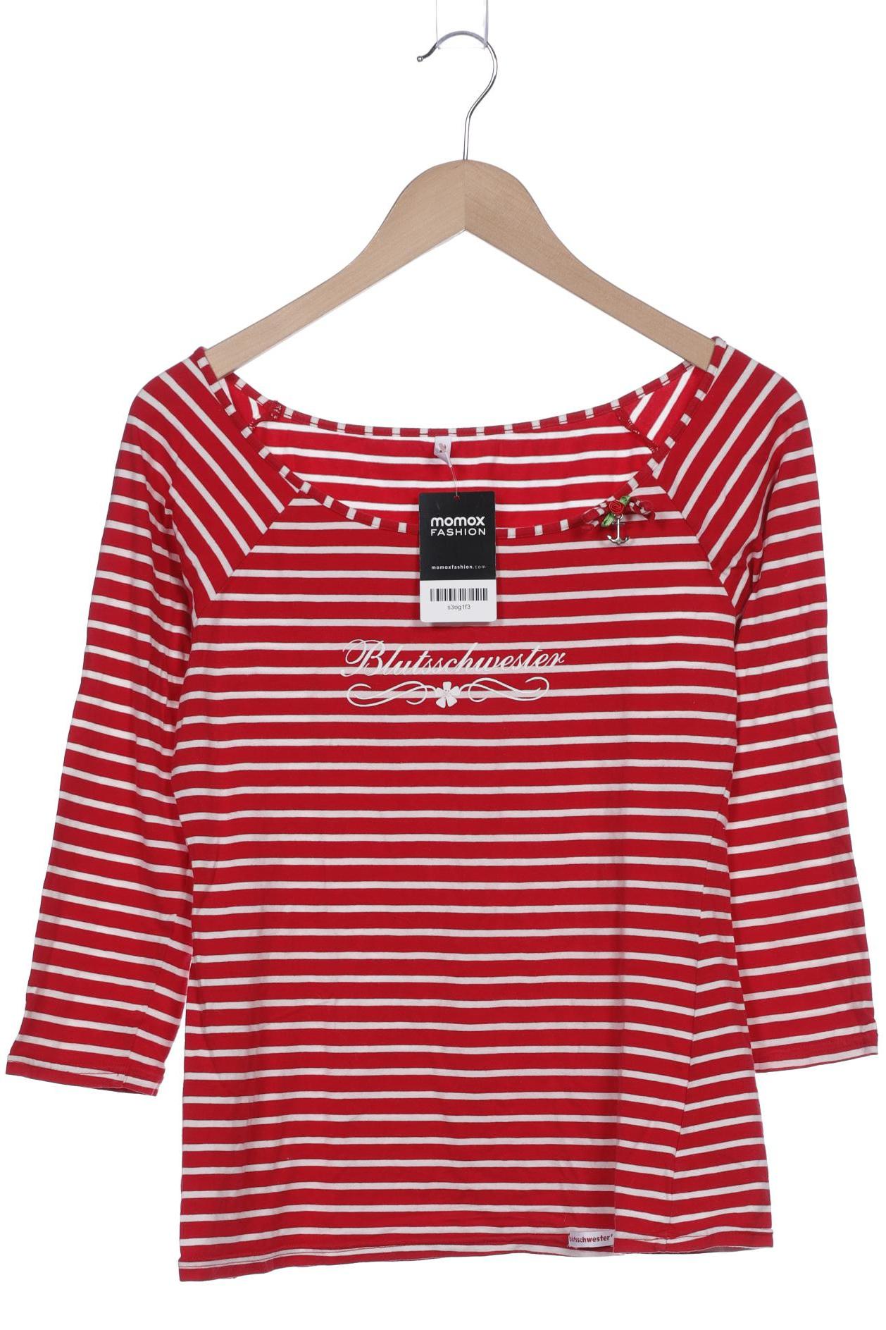 

Blutsgeschwister Damen Langarmshirt, rot, Gr. 42