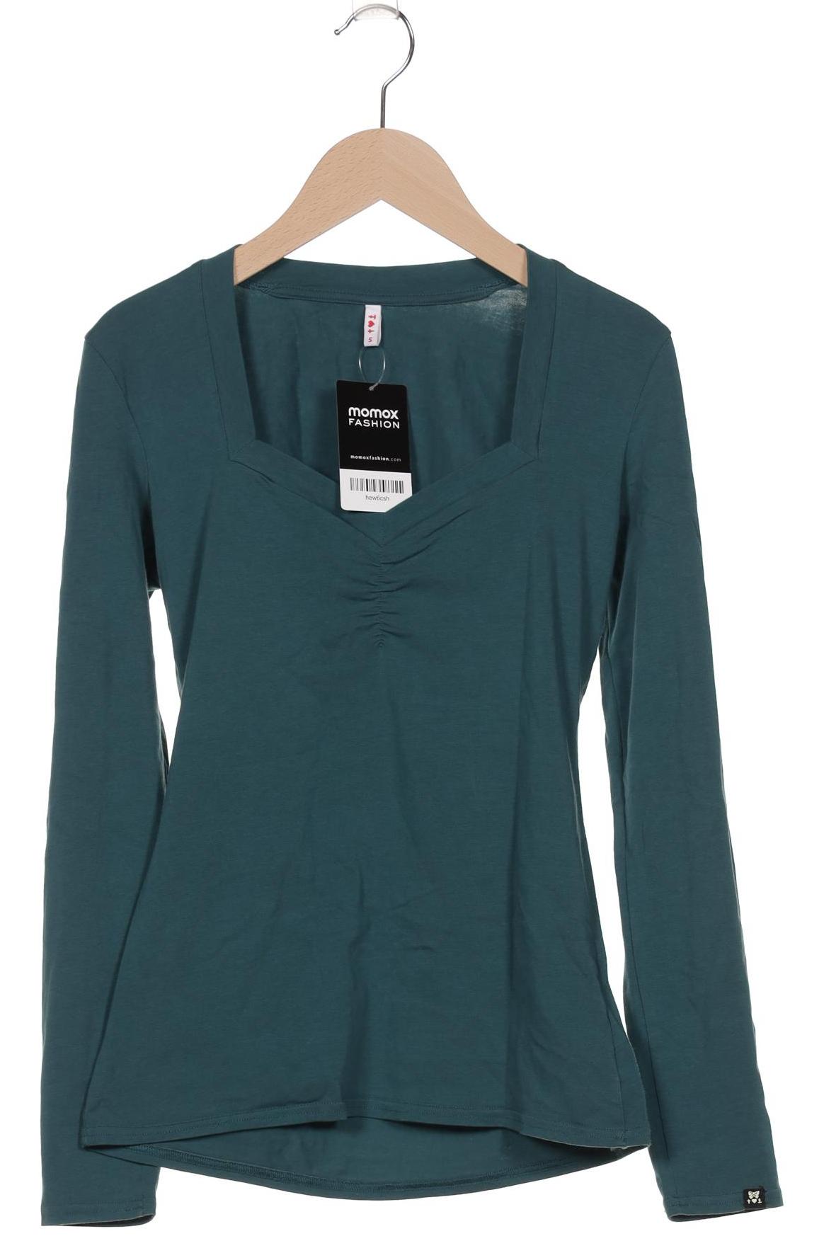 

Blutsgeschwister Damen Langarmshirt, türkis, Gr. 36