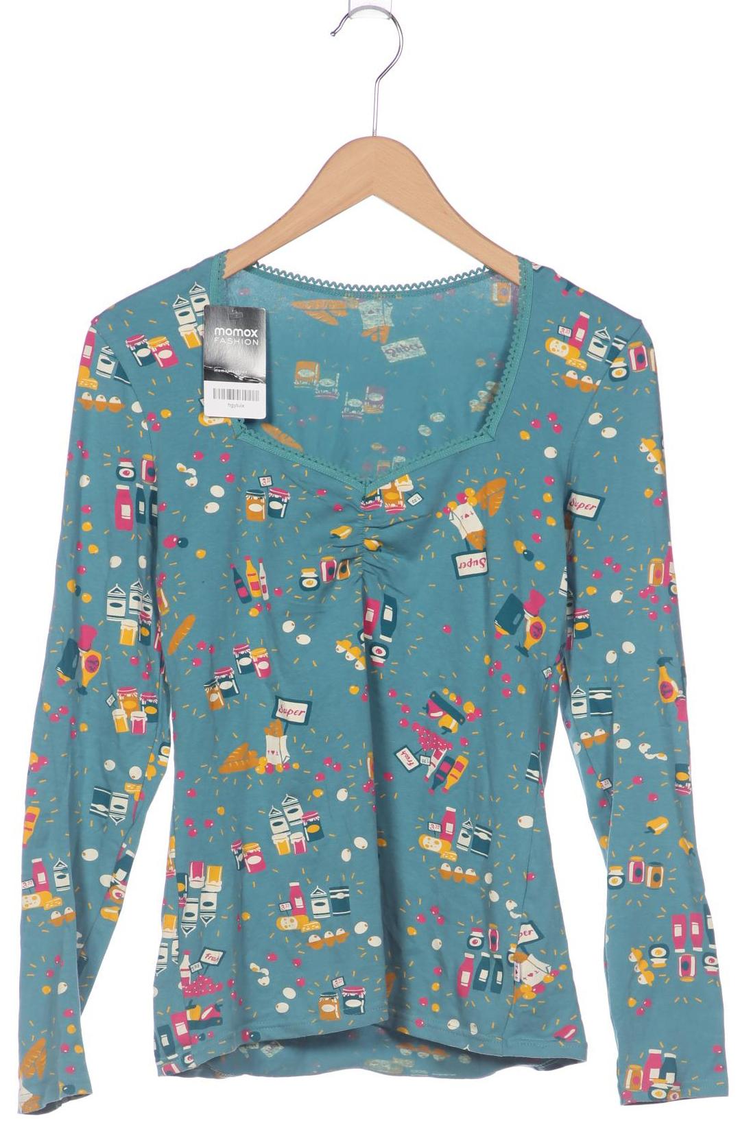 

Blutsgeschwister Damen Langarmshirt, türkis, Gr. 38