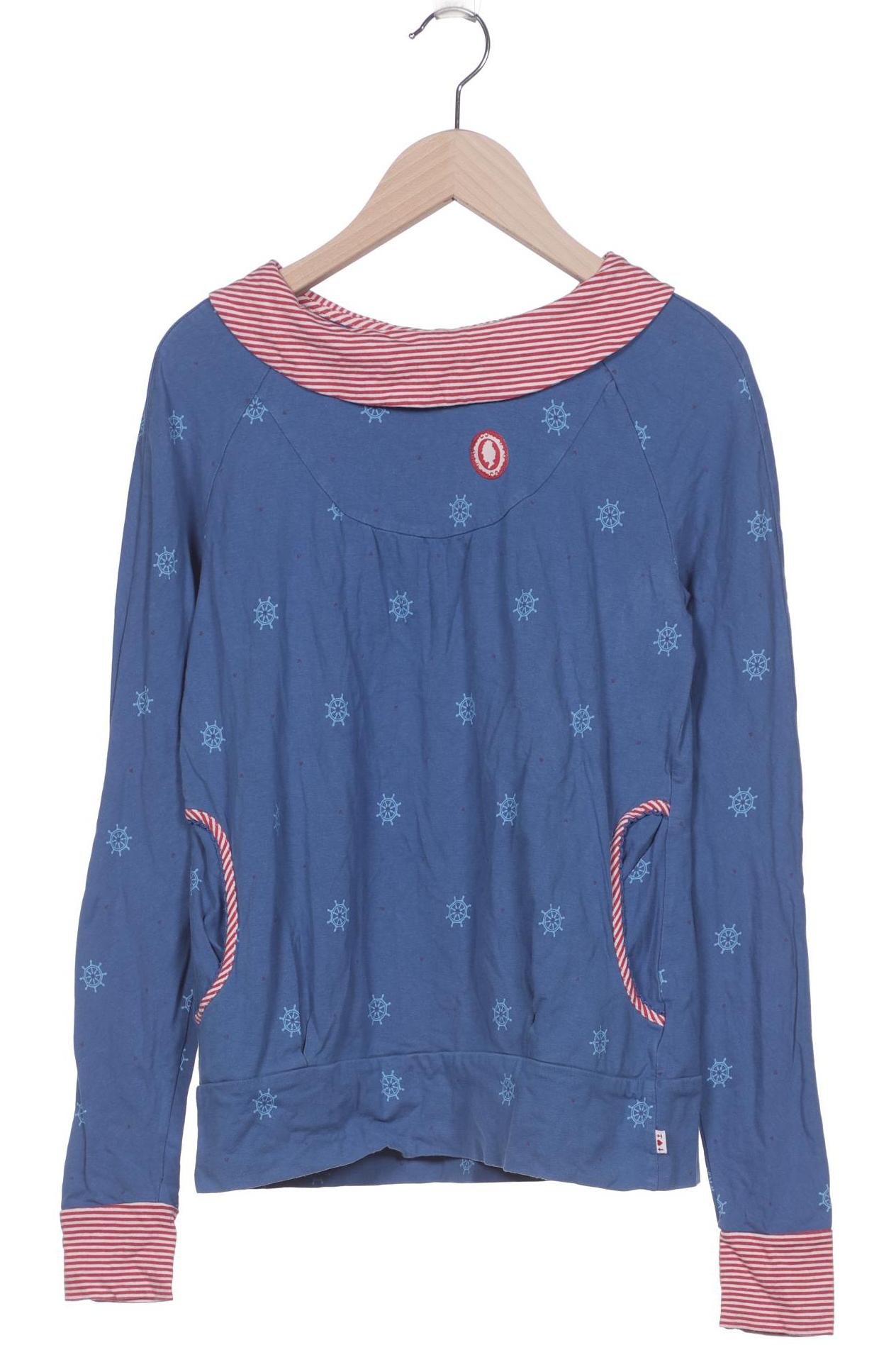 

Blutsgeschwister Damen Langarmshirt, blau, Gr. 36