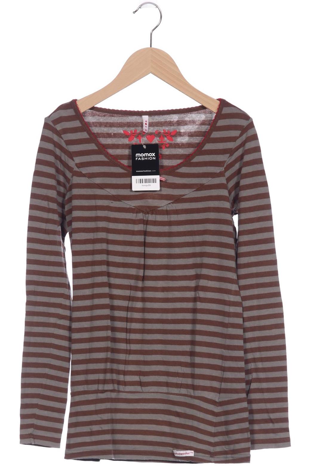 

Blutsgeschwister Damen Langarmshirt, braun, Gr. 34