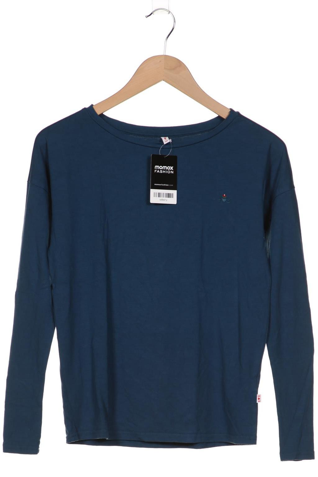 

Blutsgeschwister Damen Langarmshirt, blau, Gr. 34