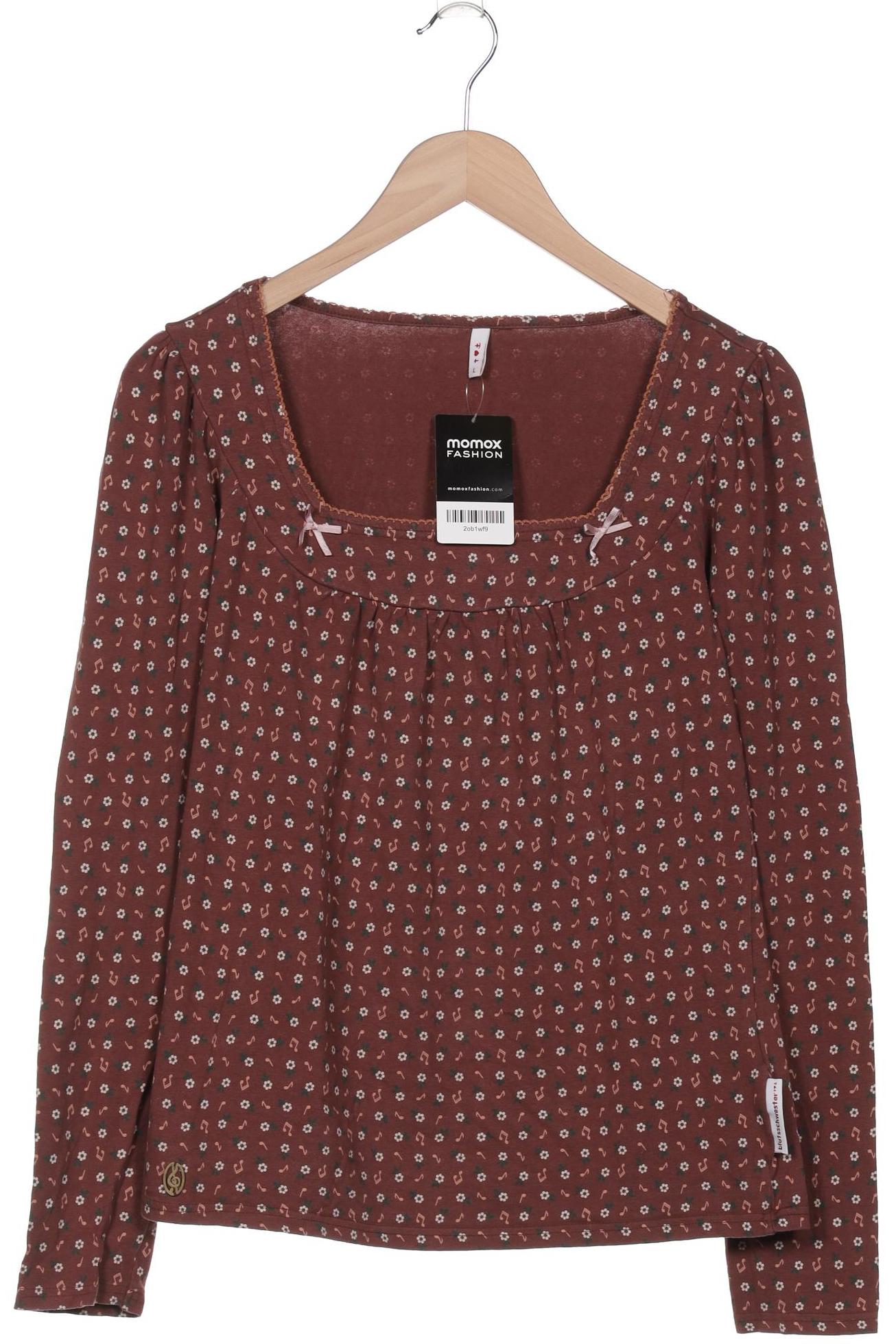 

Blutsgeschwister Damen Langarmshirt, braun, Gr. 42